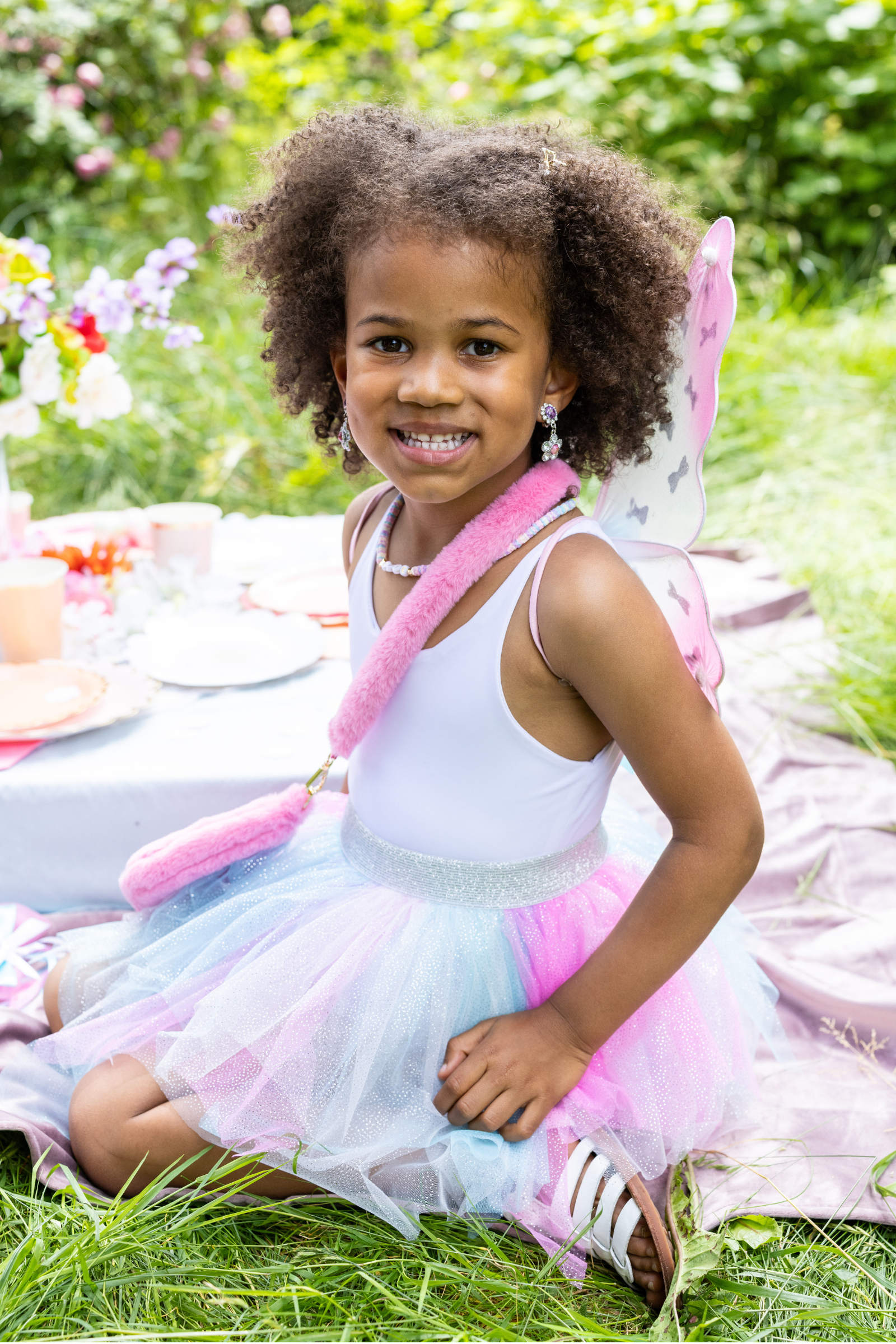 Rock mit Flügeln & Zauberstab, Mint Pink