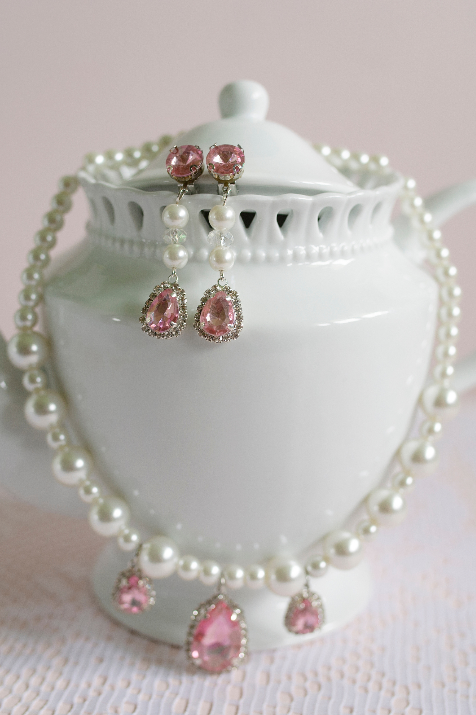 The Coco - Necklace with Ring & Earring Set (4 pcs)