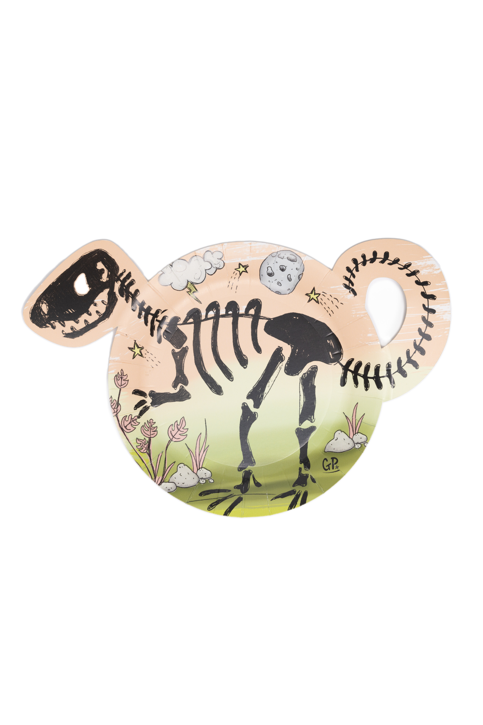 Plate Set - Dinosaur, Small (8 pcs)