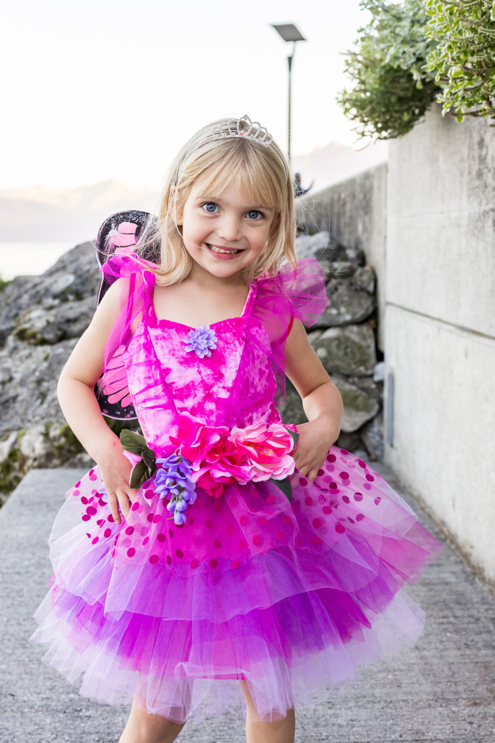 Fairy Blooms Deluxe Dress with Wings