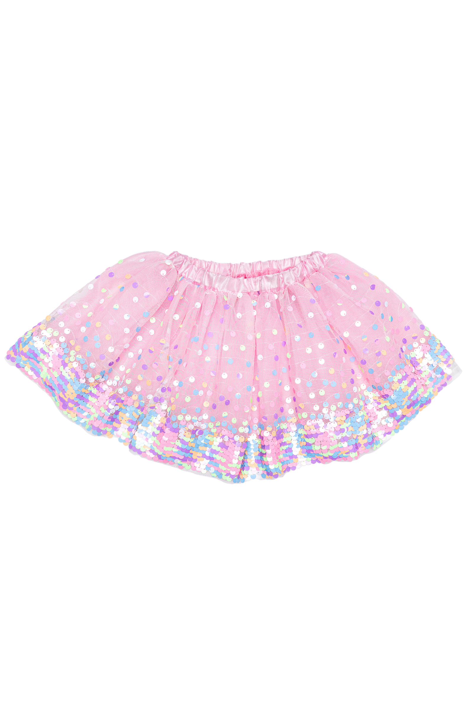 Party Fun Sequins Skirt, Pink/Neon