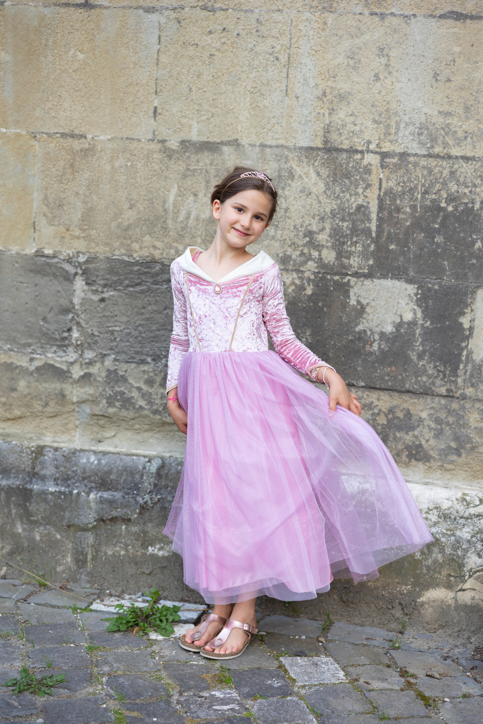Velvety Soft Sleeping Sweetheart Princess Gown