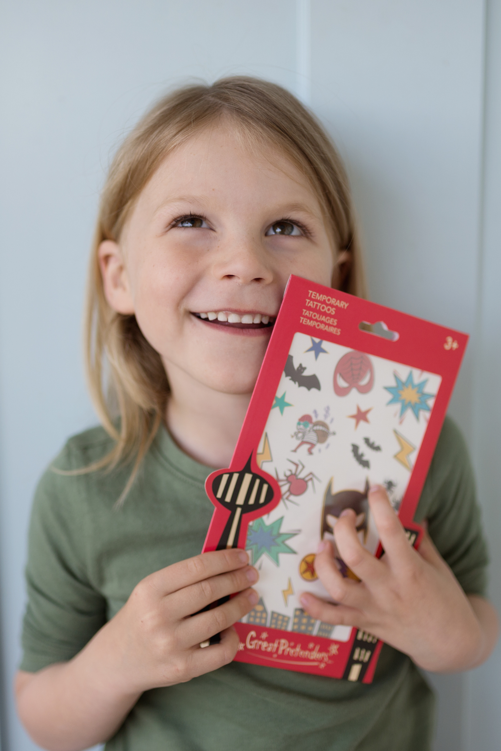 Superhero Tattoo Sheet (20 pcs)