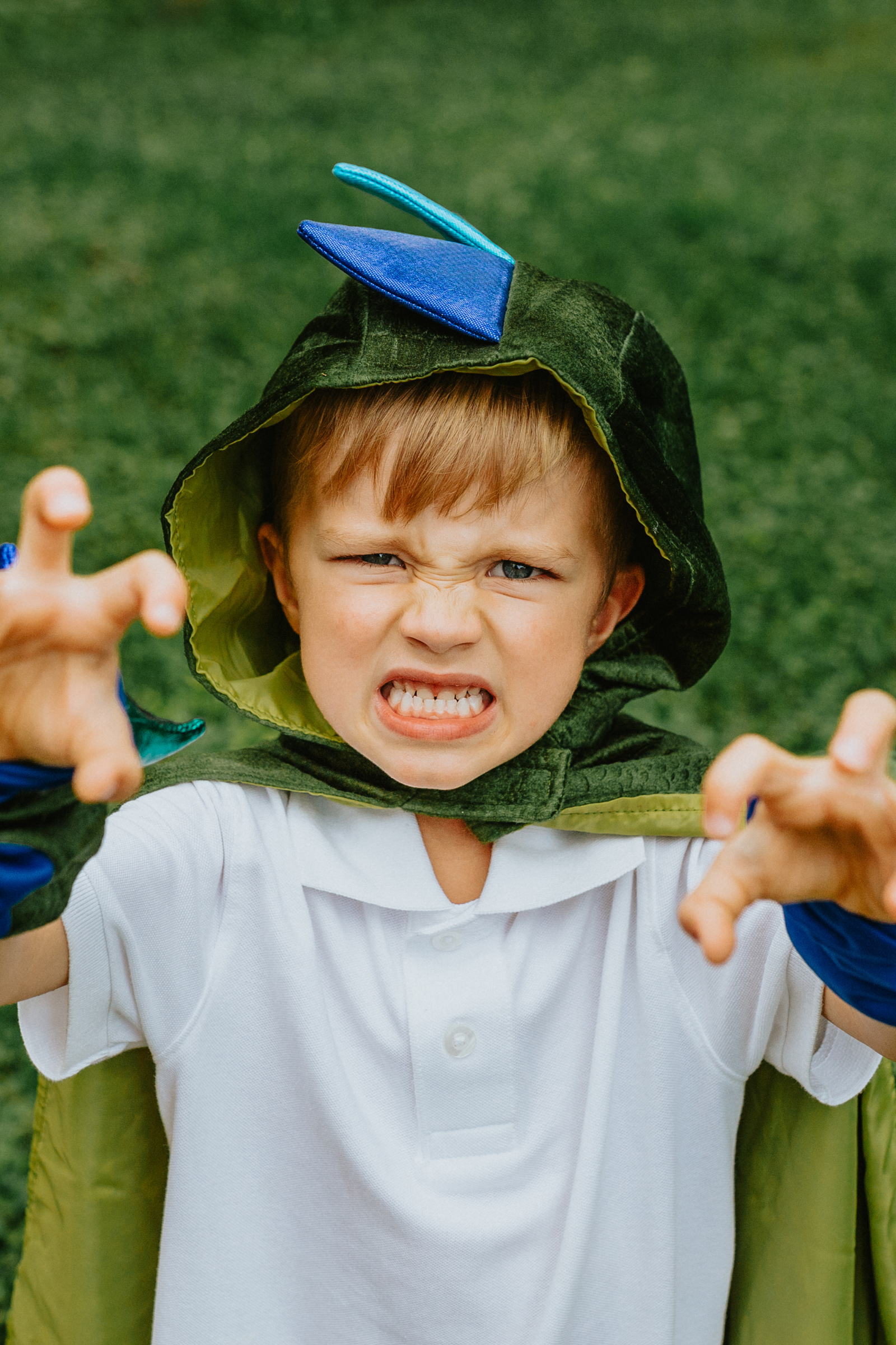 Dragon Cape with Claws, Green