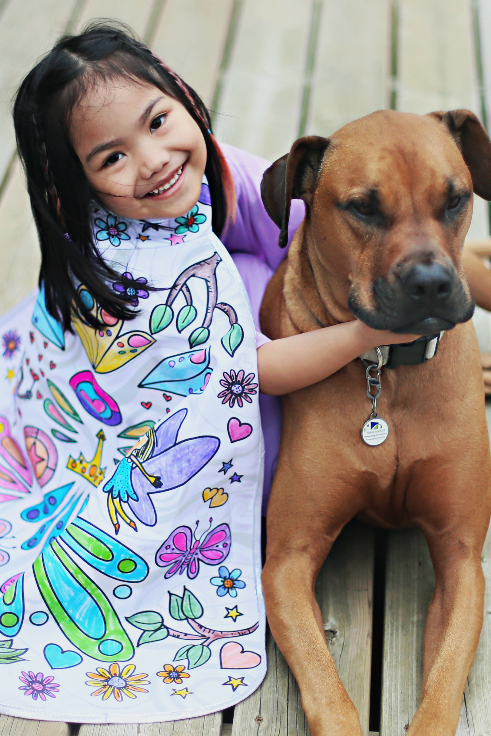 Colour a Cape - Fairy - with Marker Set (7 pcs)