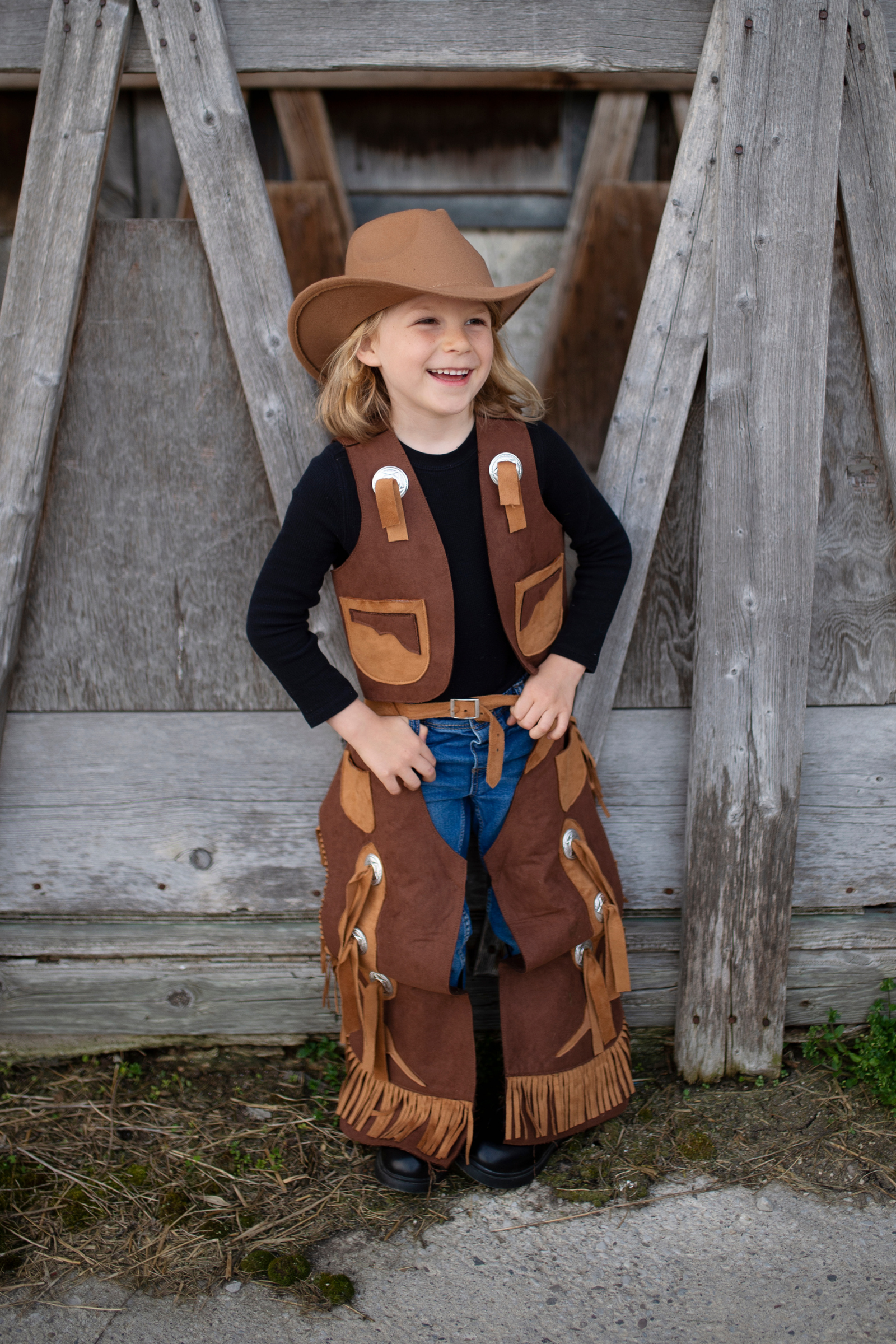 Cowboy Vest with Chaps