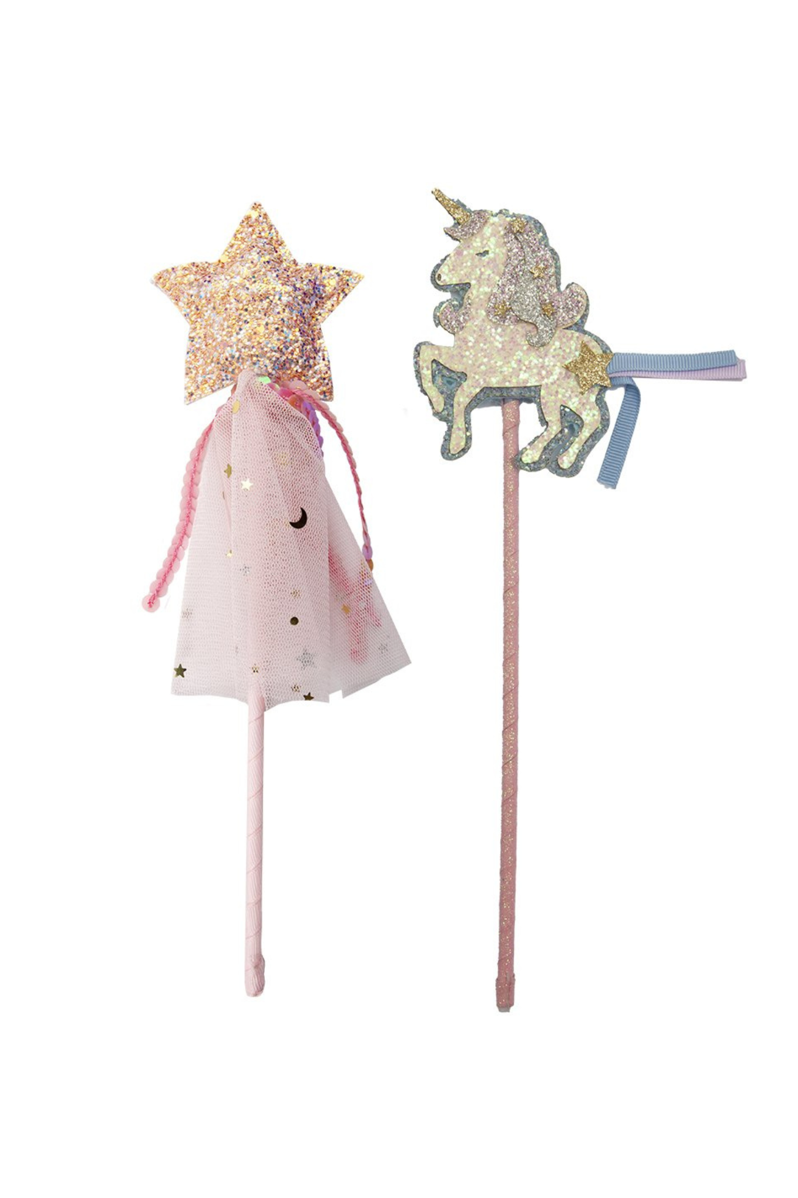 Boutique Unicorn Star Wand, 2 styles assorted