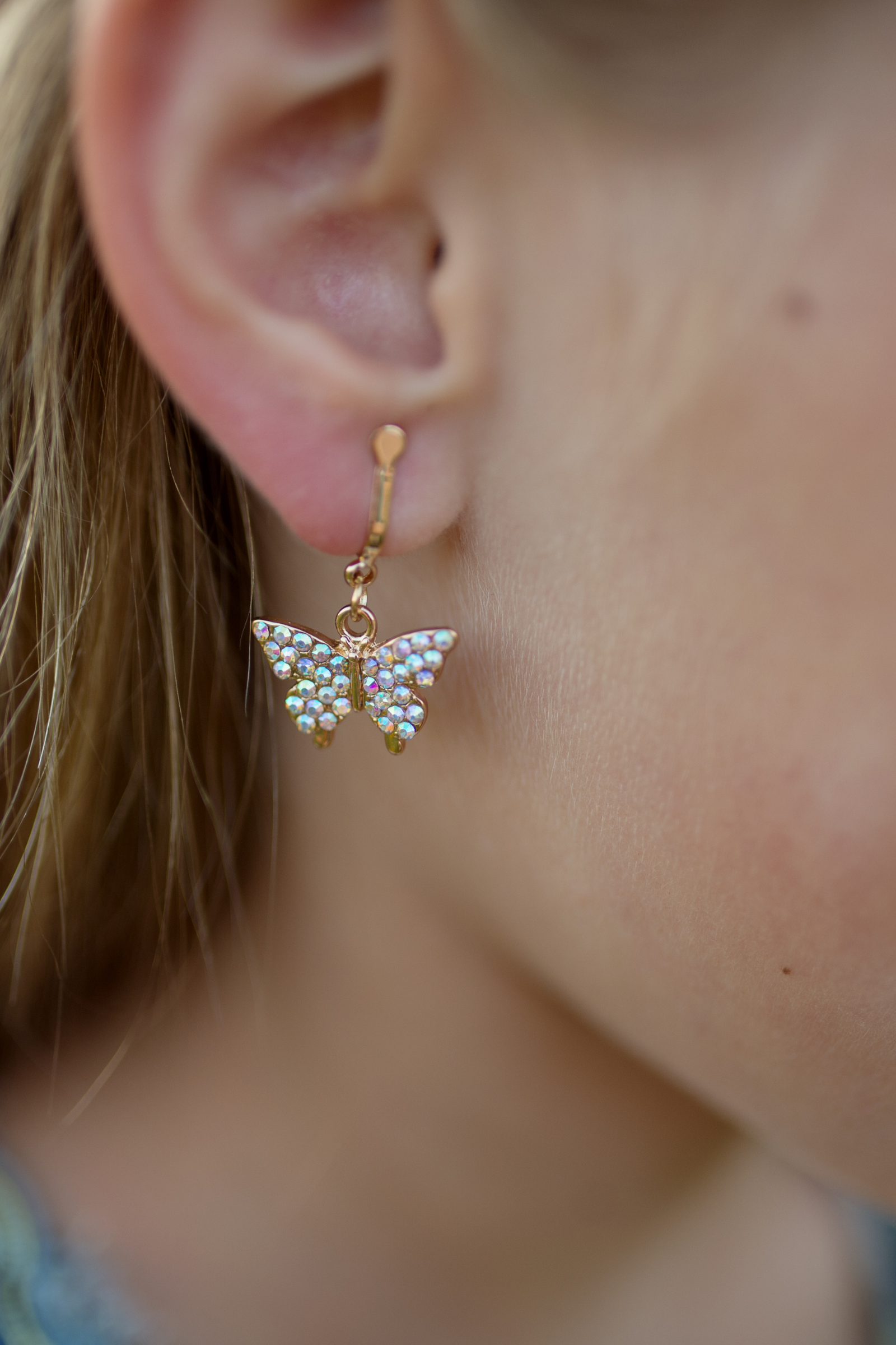 Boutique Butterfly Clip-on Earrings (2 pairs)