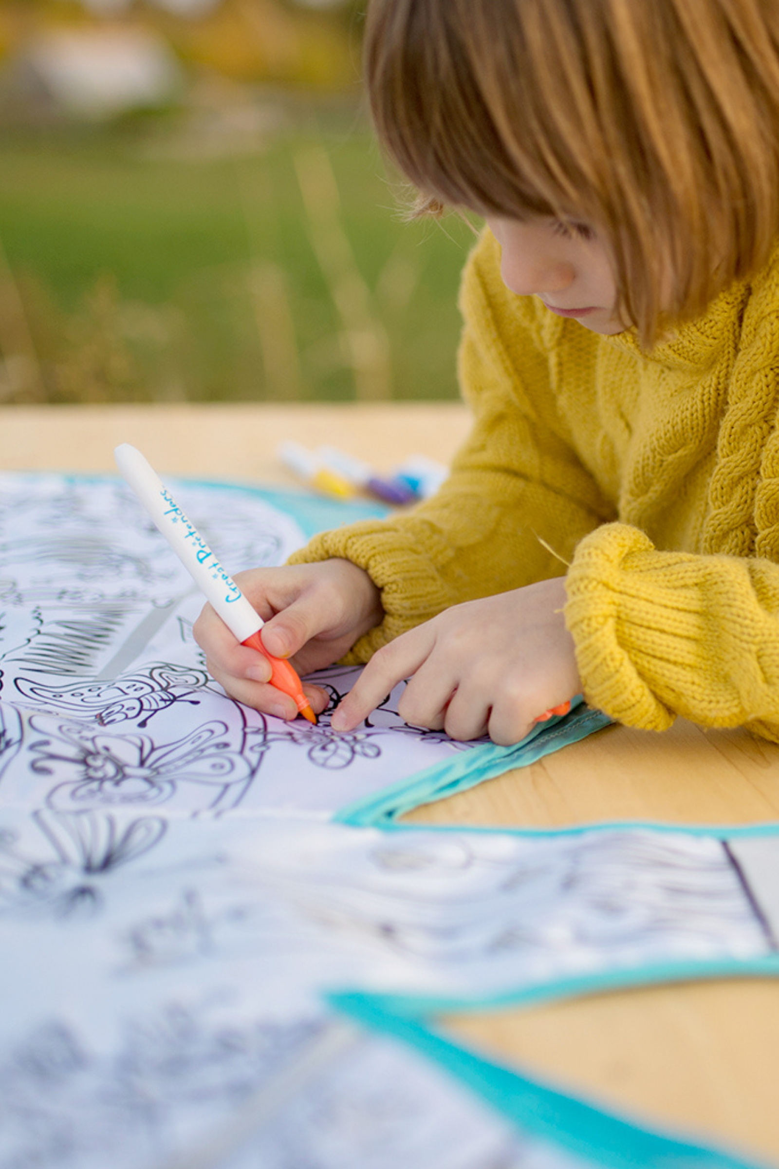 Colour a Cape - Dragonfly - with Marker Set (7 pcs)