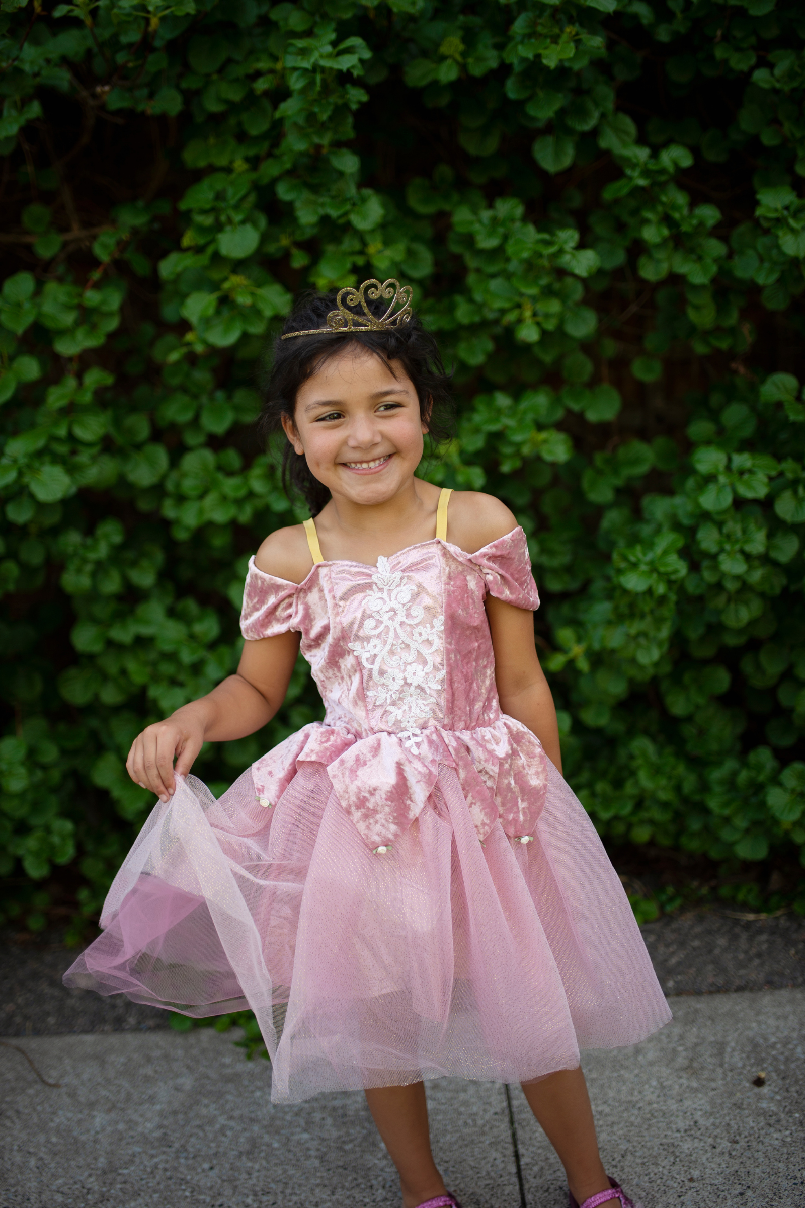 Holiday Ballerina Dress, Dusty Rose