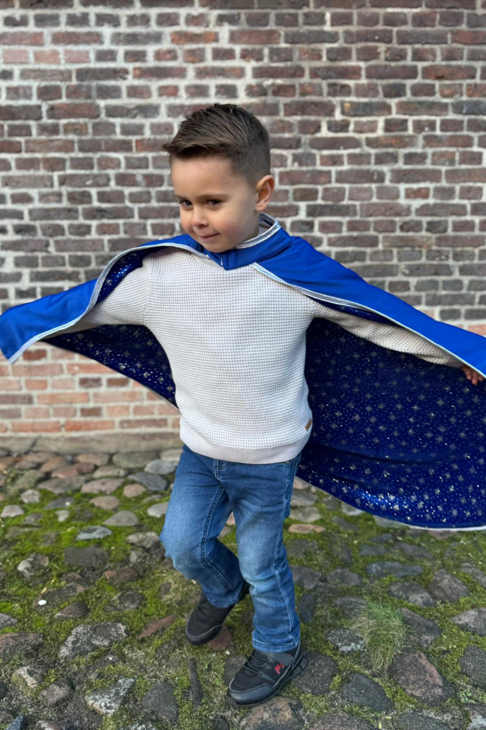 Reversible Glitter Witch Cape