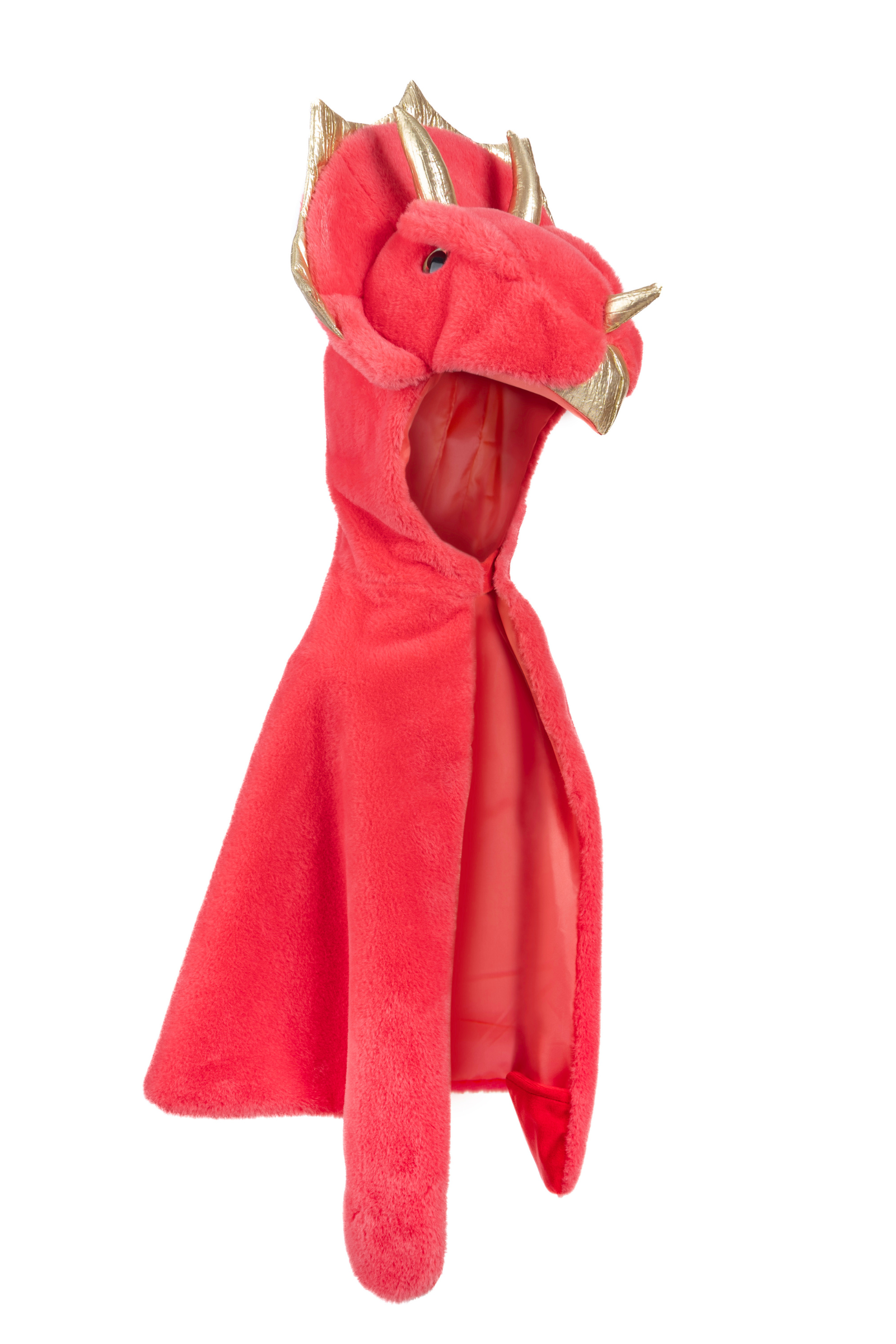 Toddler/ Triceratops Cuddle Cape, Red