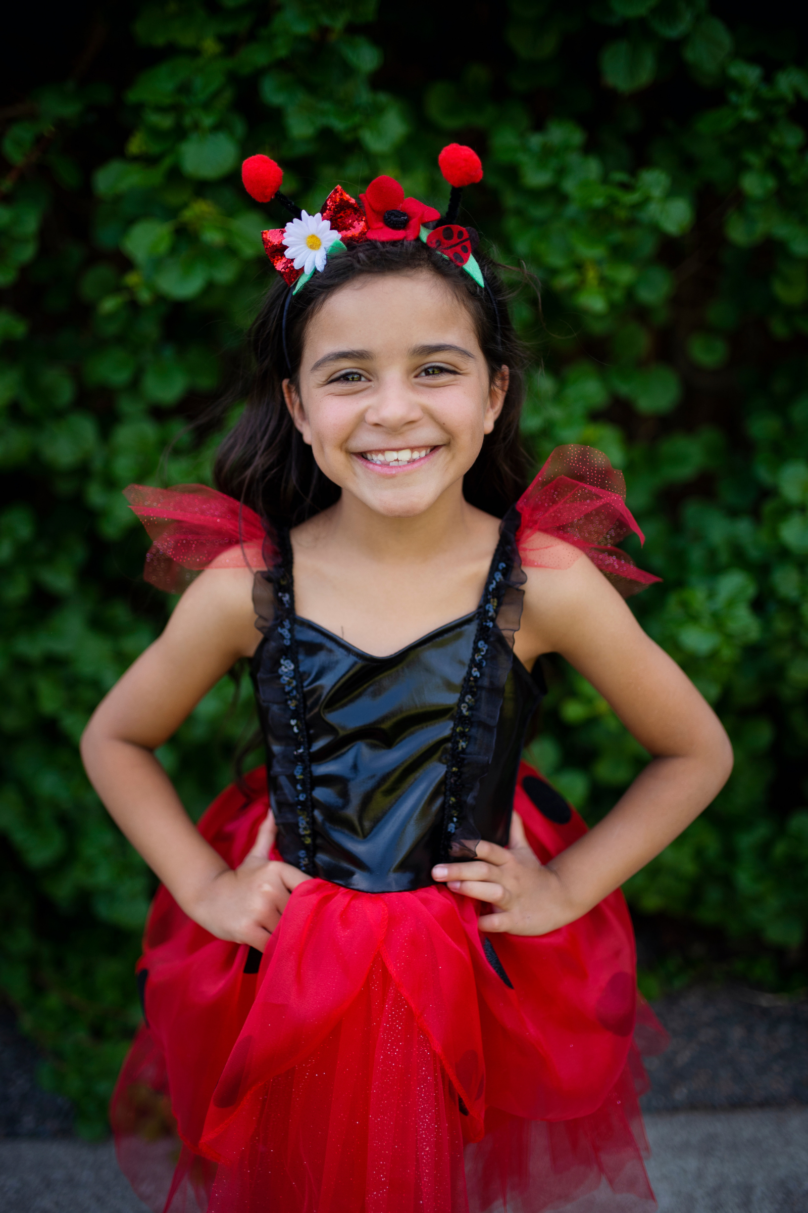 Ladybug Dress with Headband