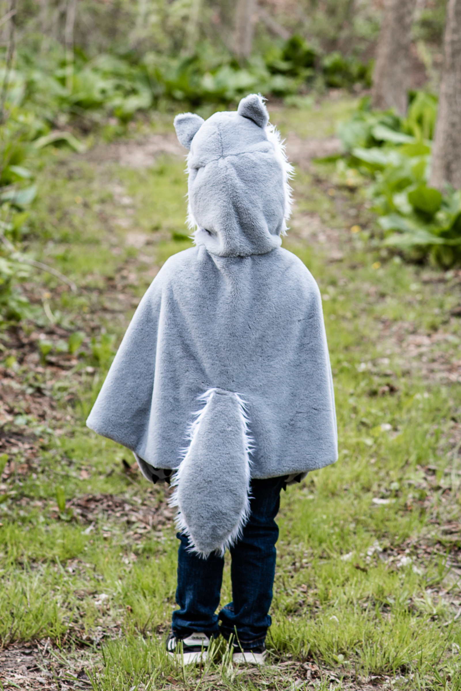 Baby/Toddler/ Woodland Wolf Cape