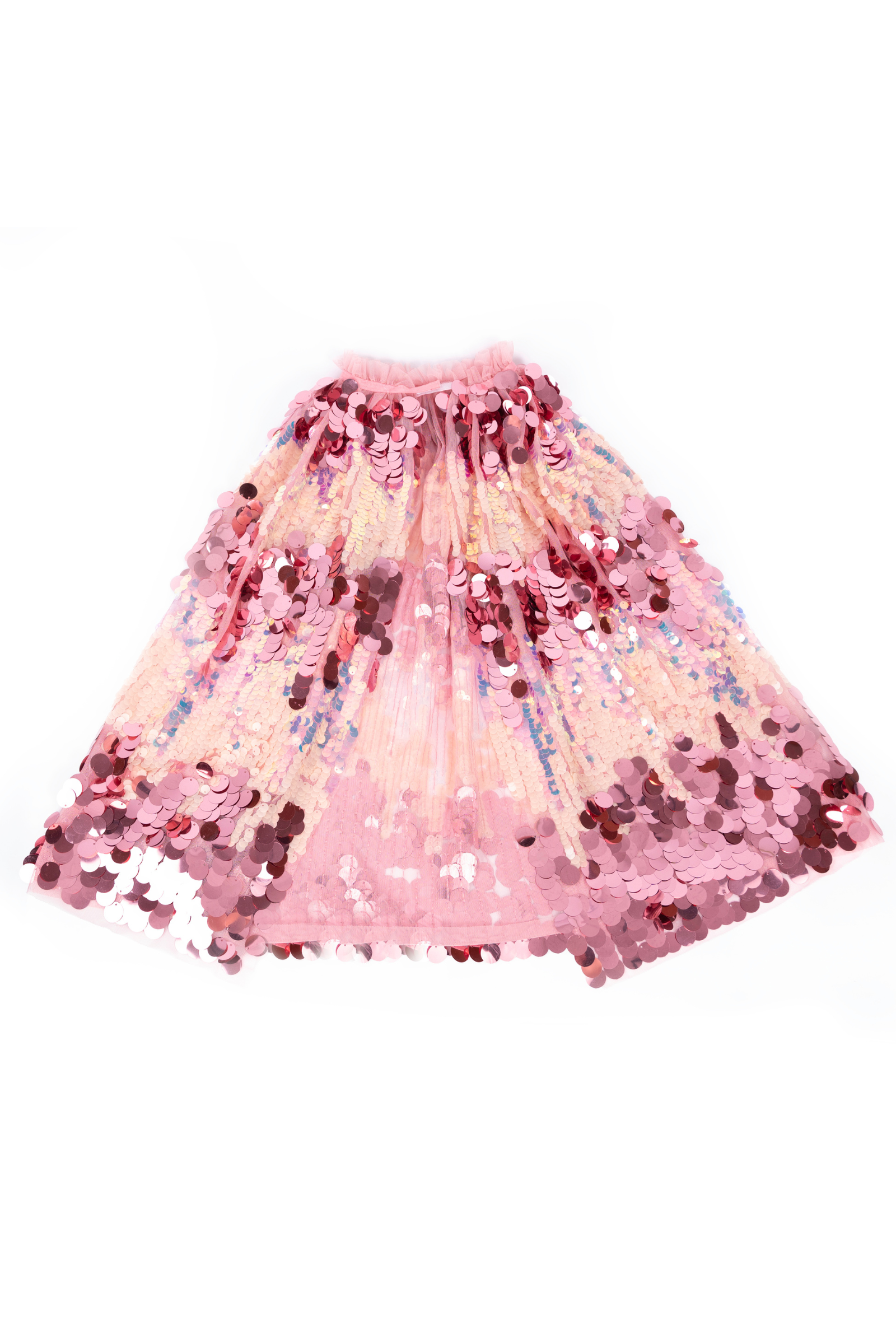 Cape pailletée brillante "The 5th Avenue" violette