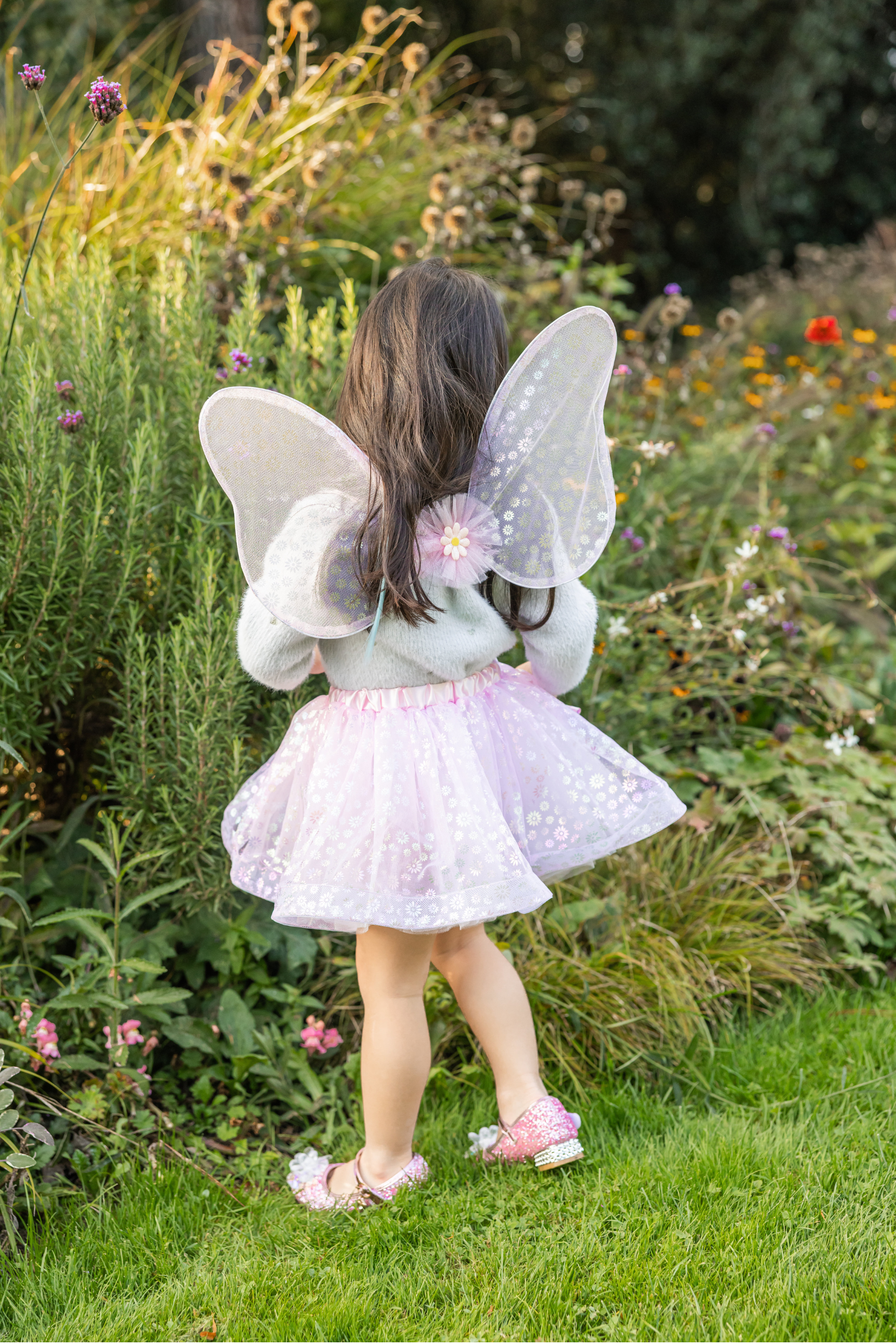 Crazy for Daises Tutu with Wings & Wand