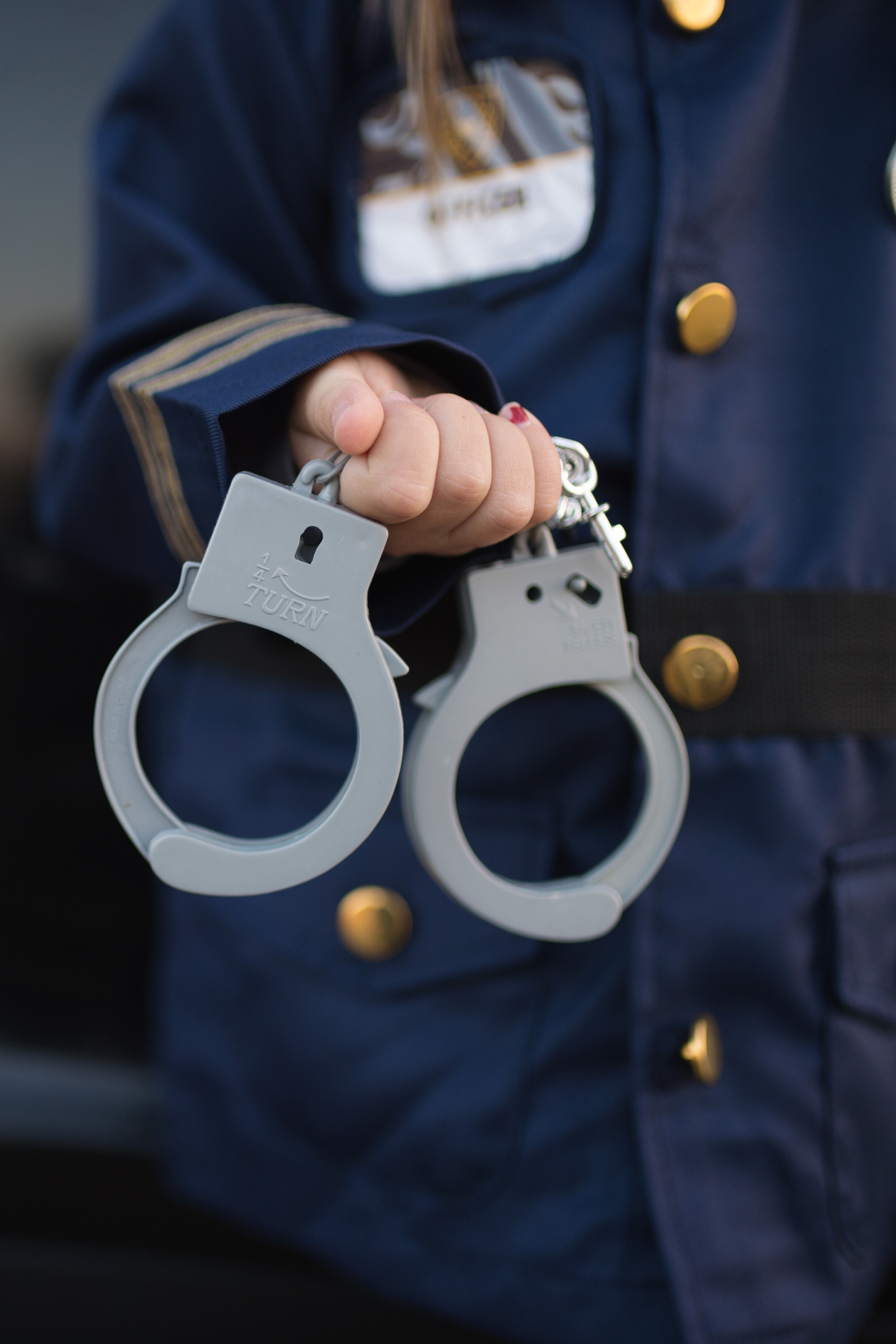 Police Officer Jacket with Hat & Accessory Set (5 pcs)