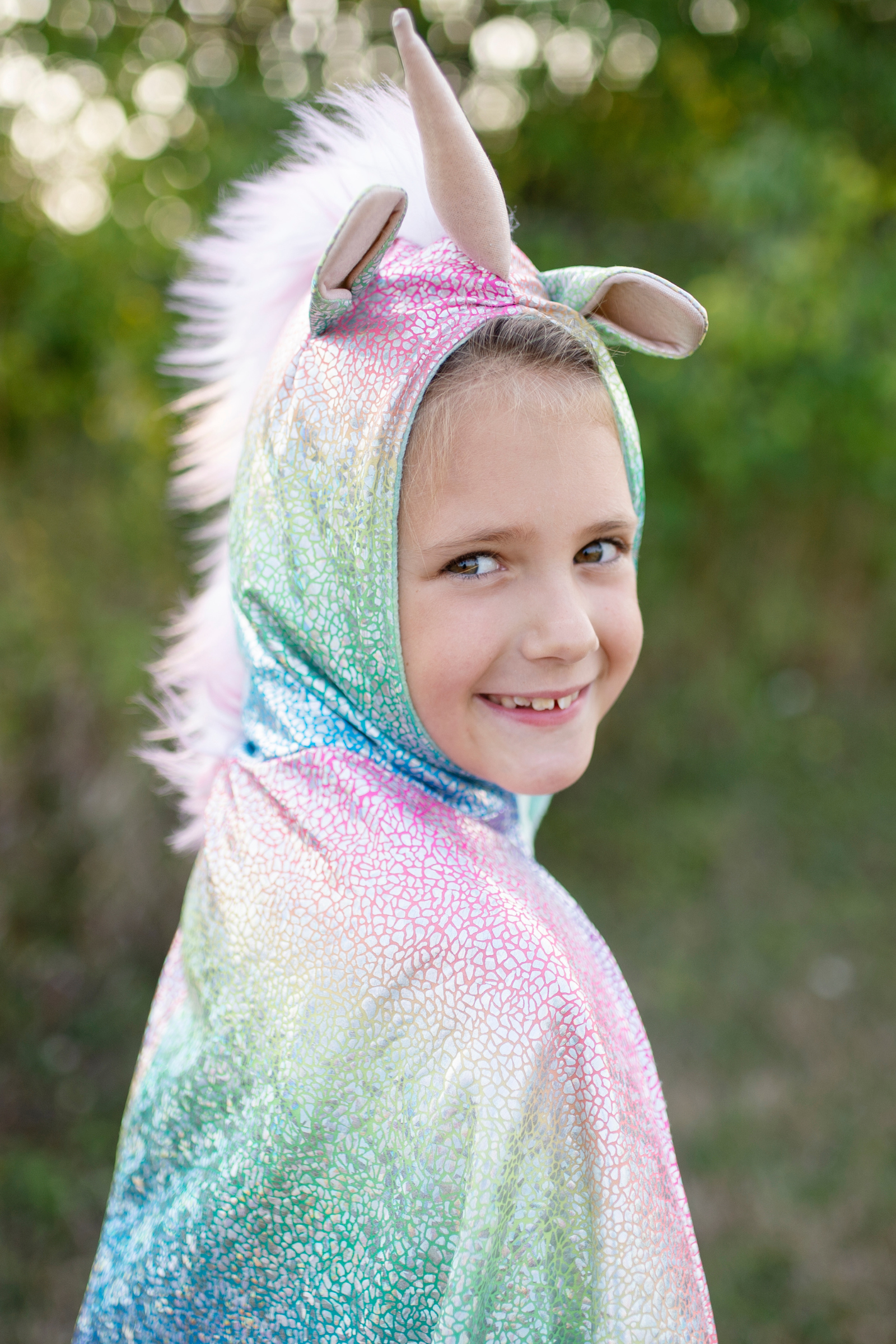 Reversible Unicorn and Dragon Cape