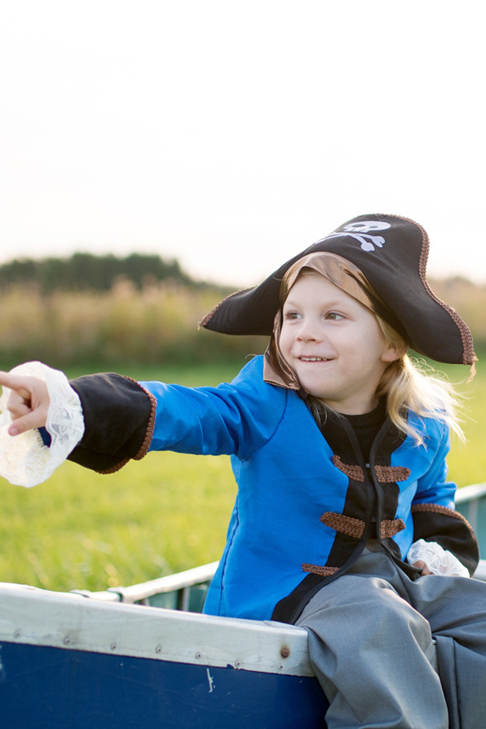 Pirate corsaire - Veste, pantalon et chapeau