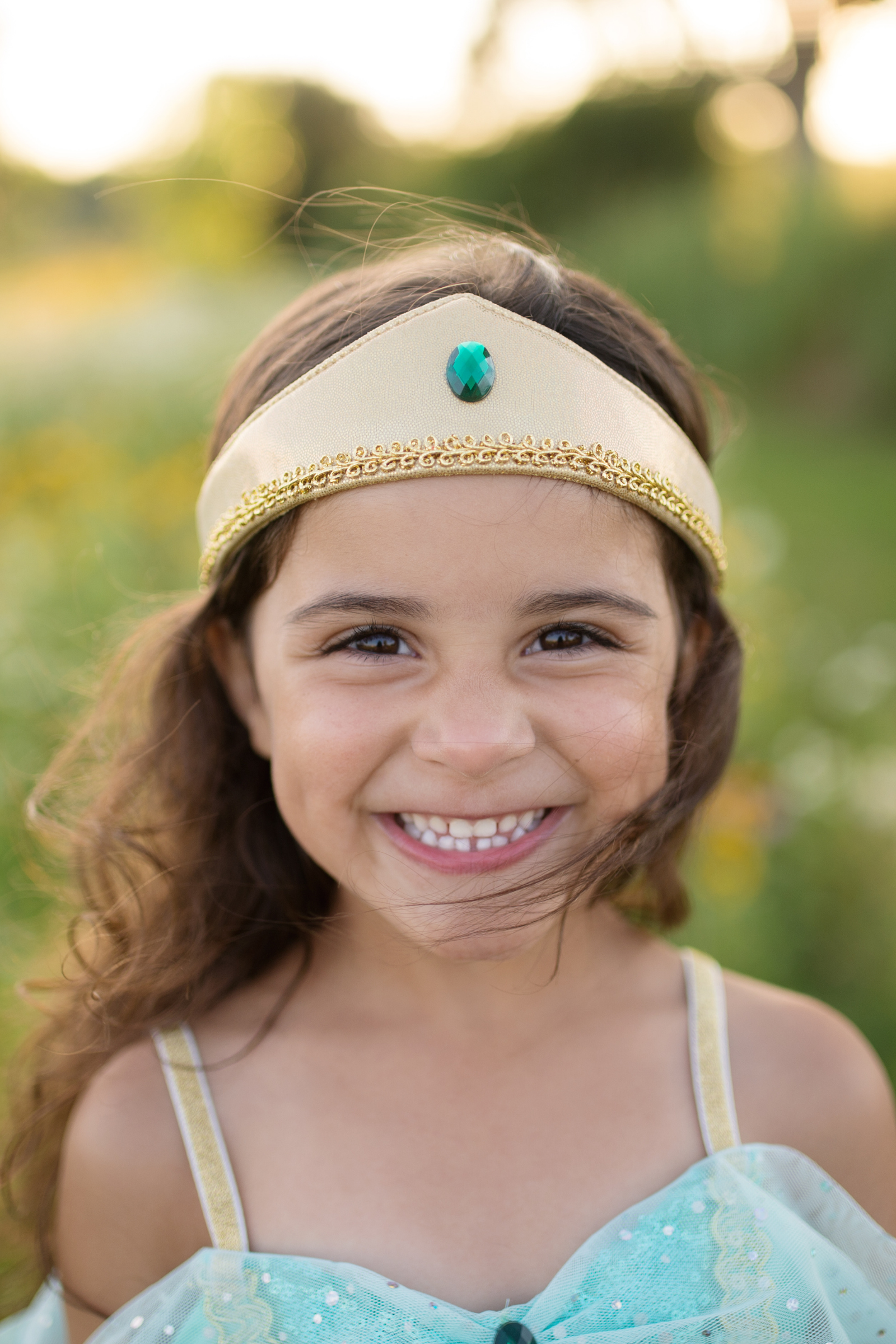 Arabian Princess Dress, Teal