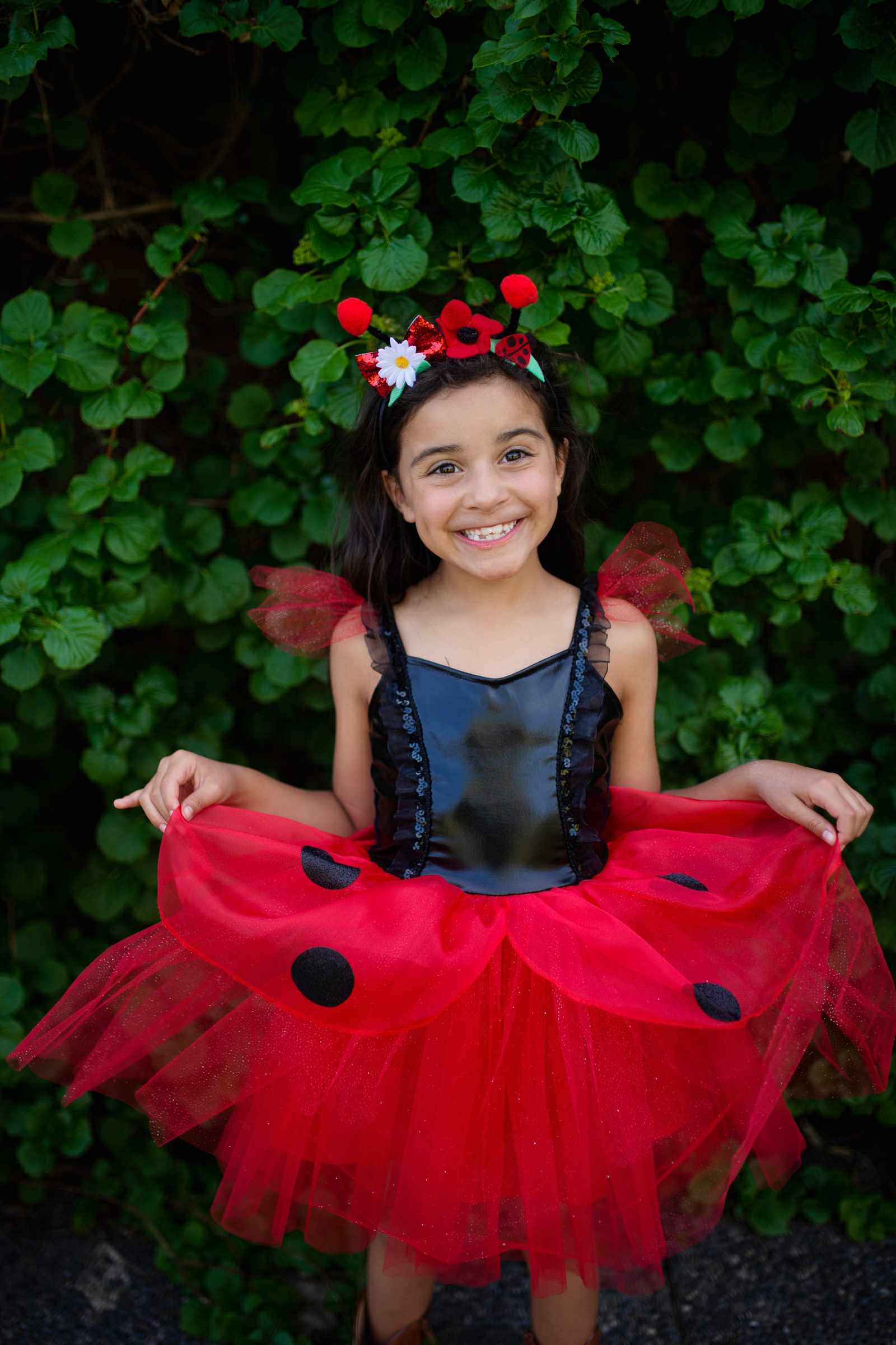 Ladybug Dress with Headband