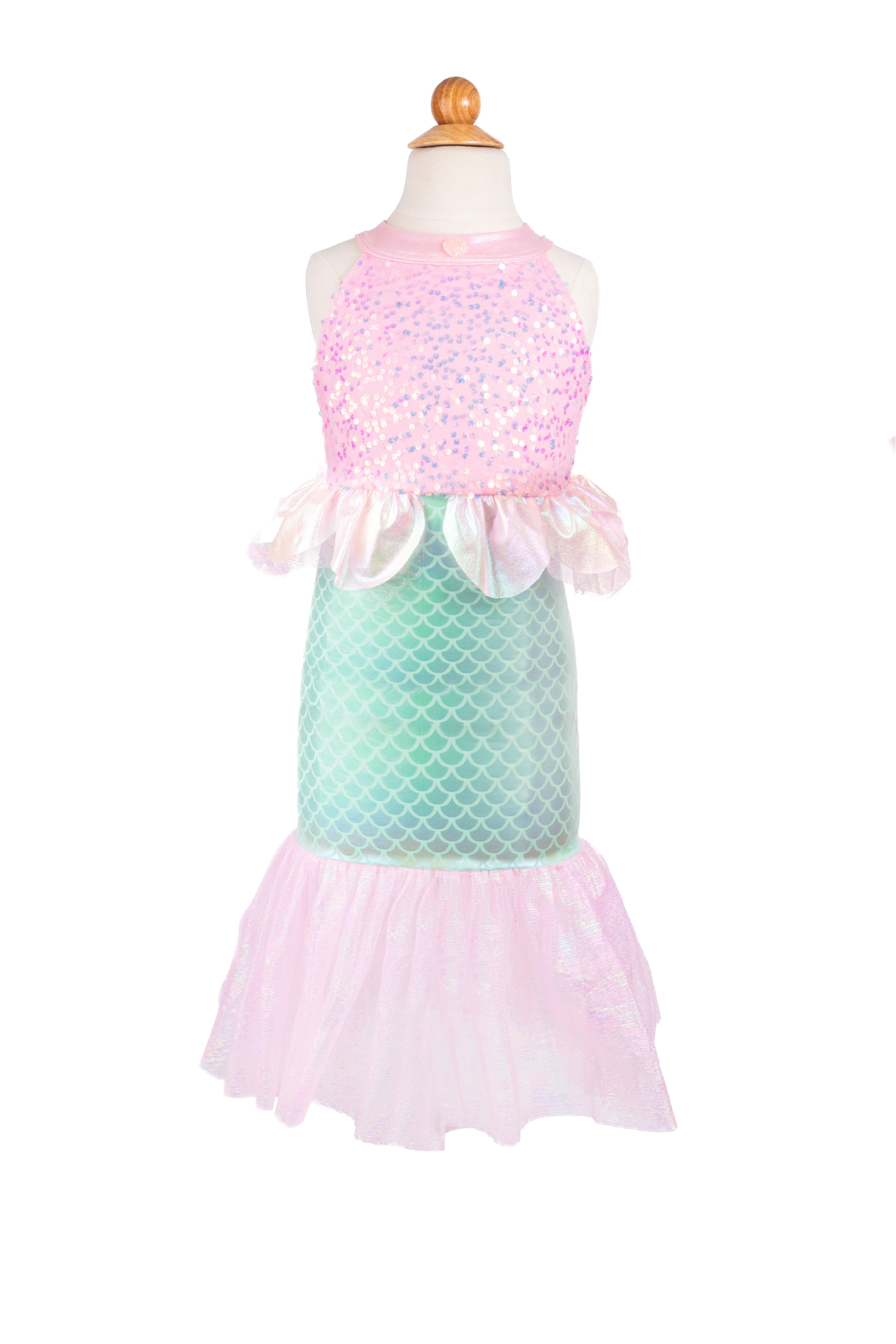 Misty Mermaid Dress, Pink