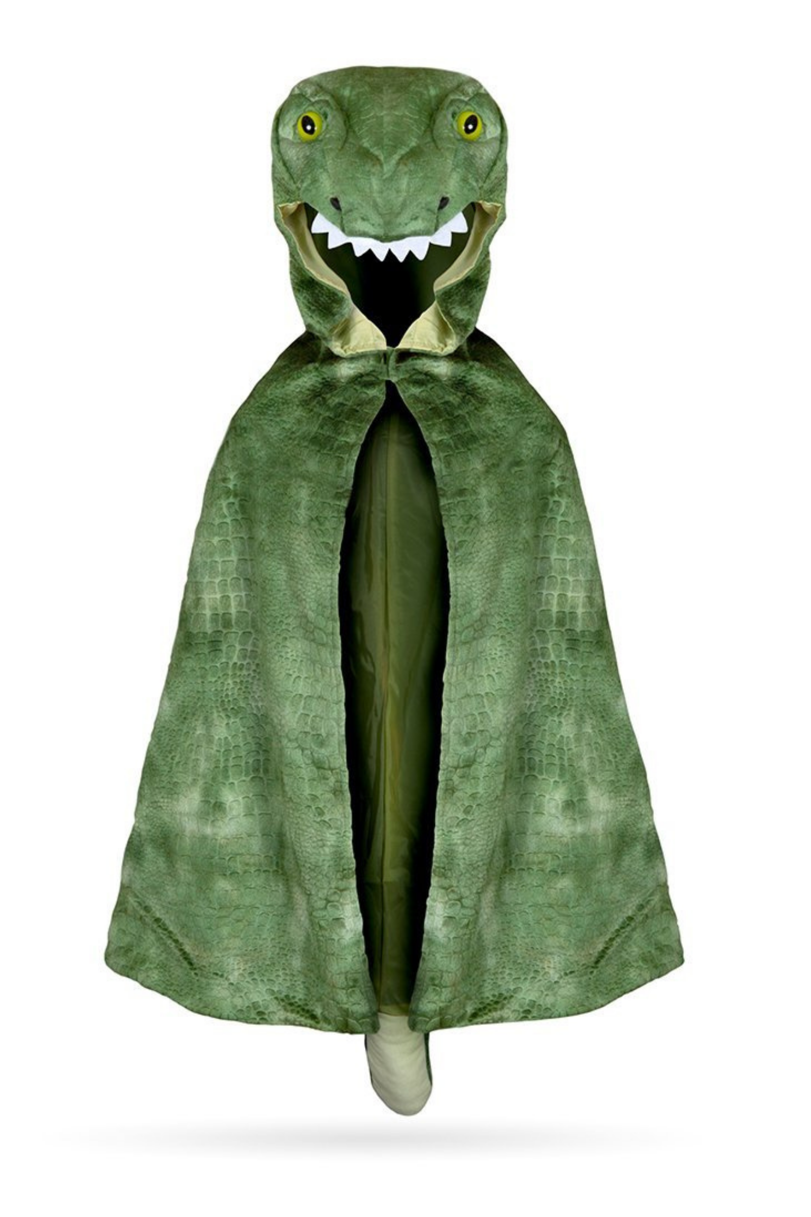T-Rex Hooded Cape, Green