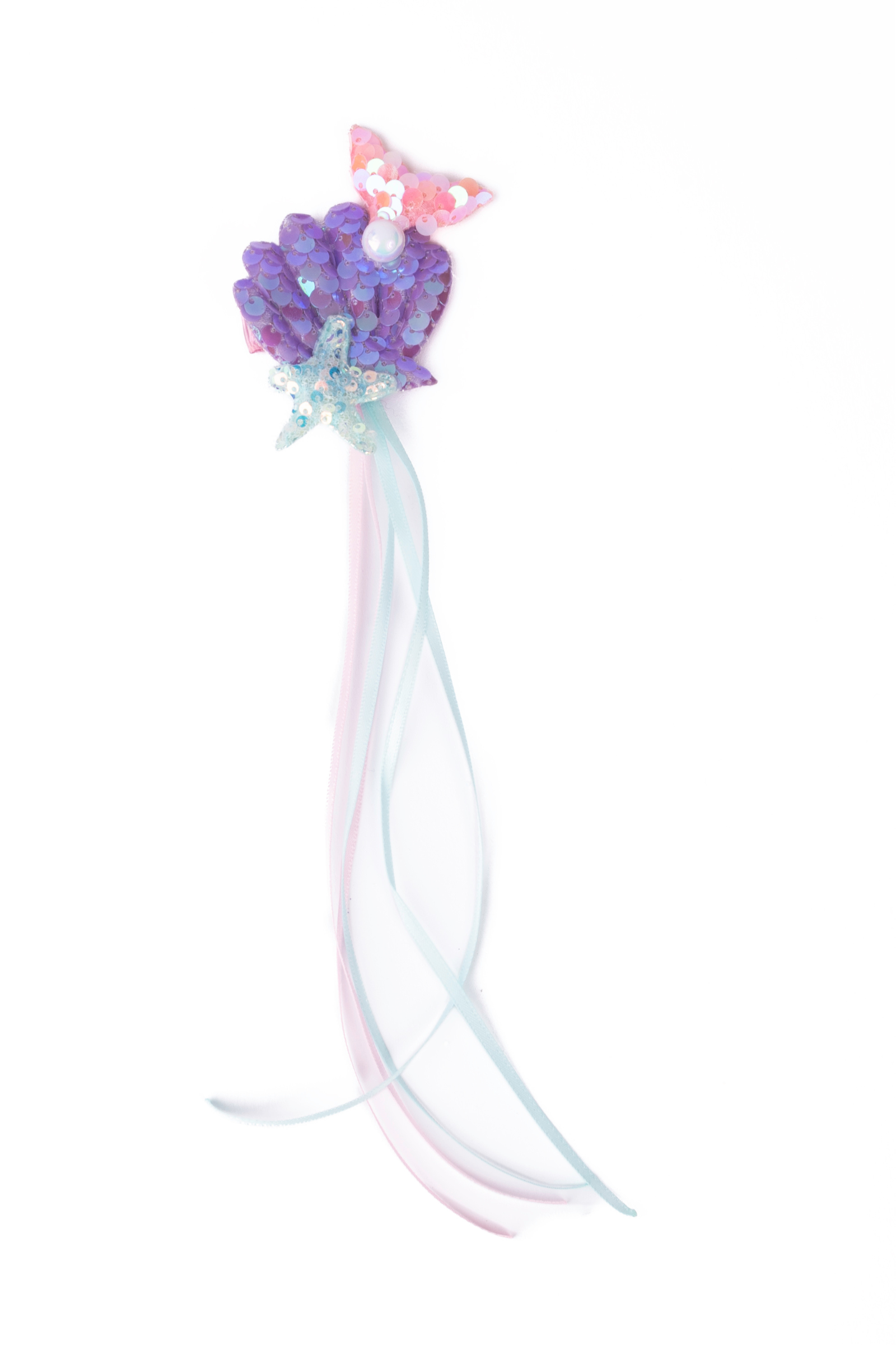 Bling Bling Mermaid Skirt with Hairclip, Mint