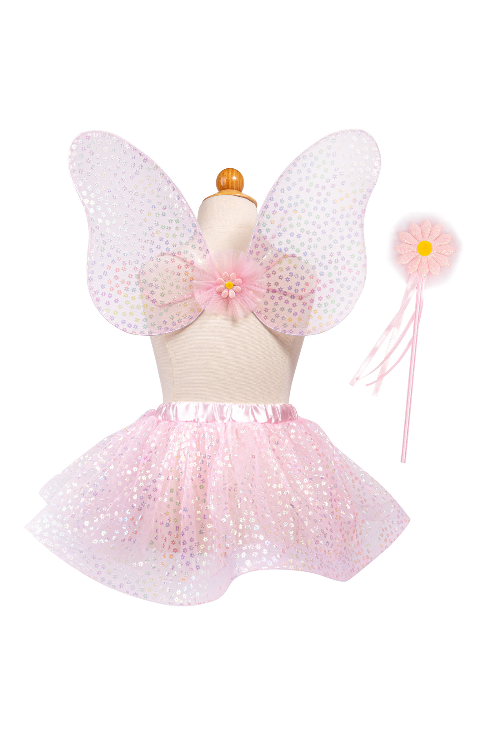 Crazy for Daises Tutu with Wings & Wand