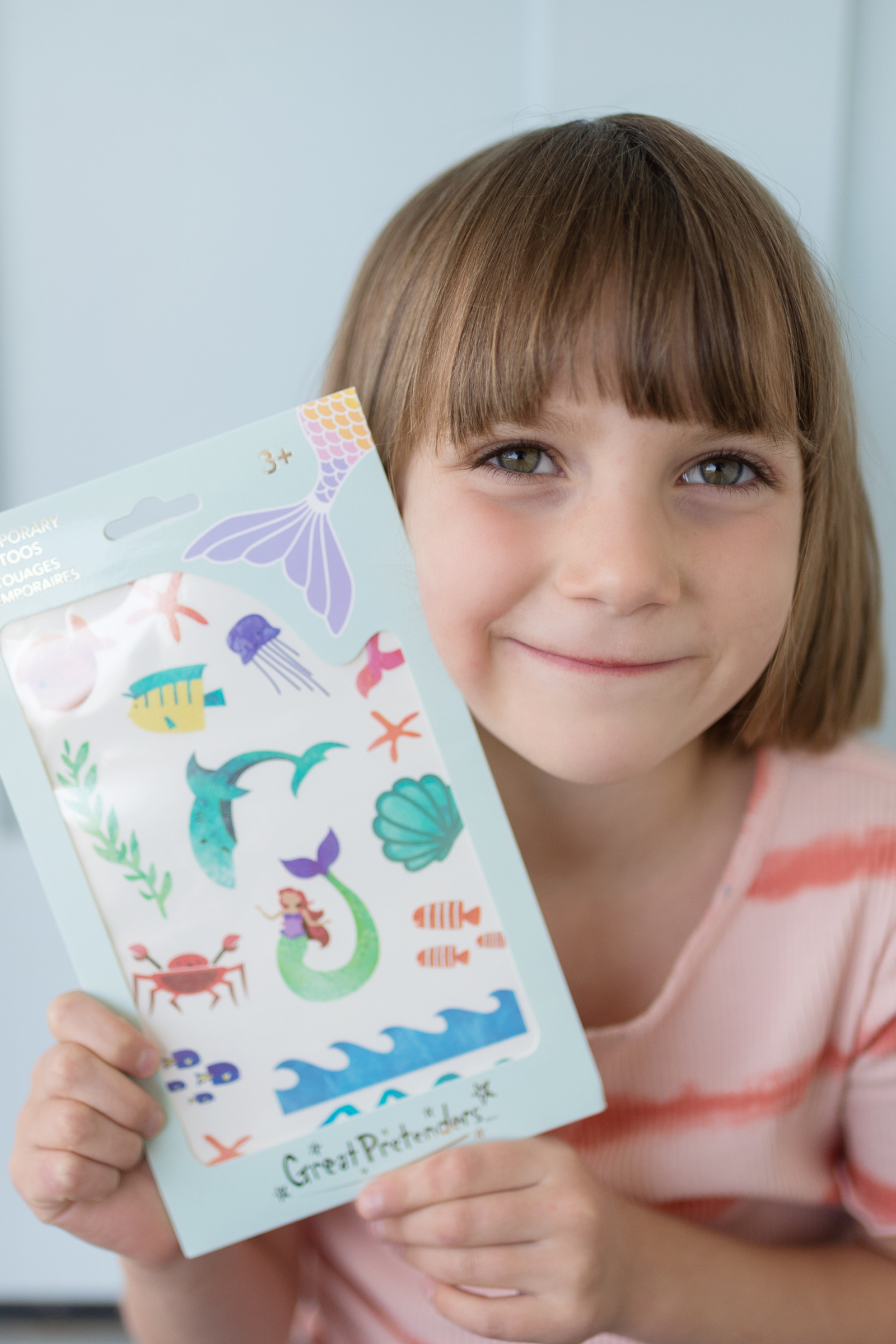 Mermaid Tattoo Sheet (17 pcs)