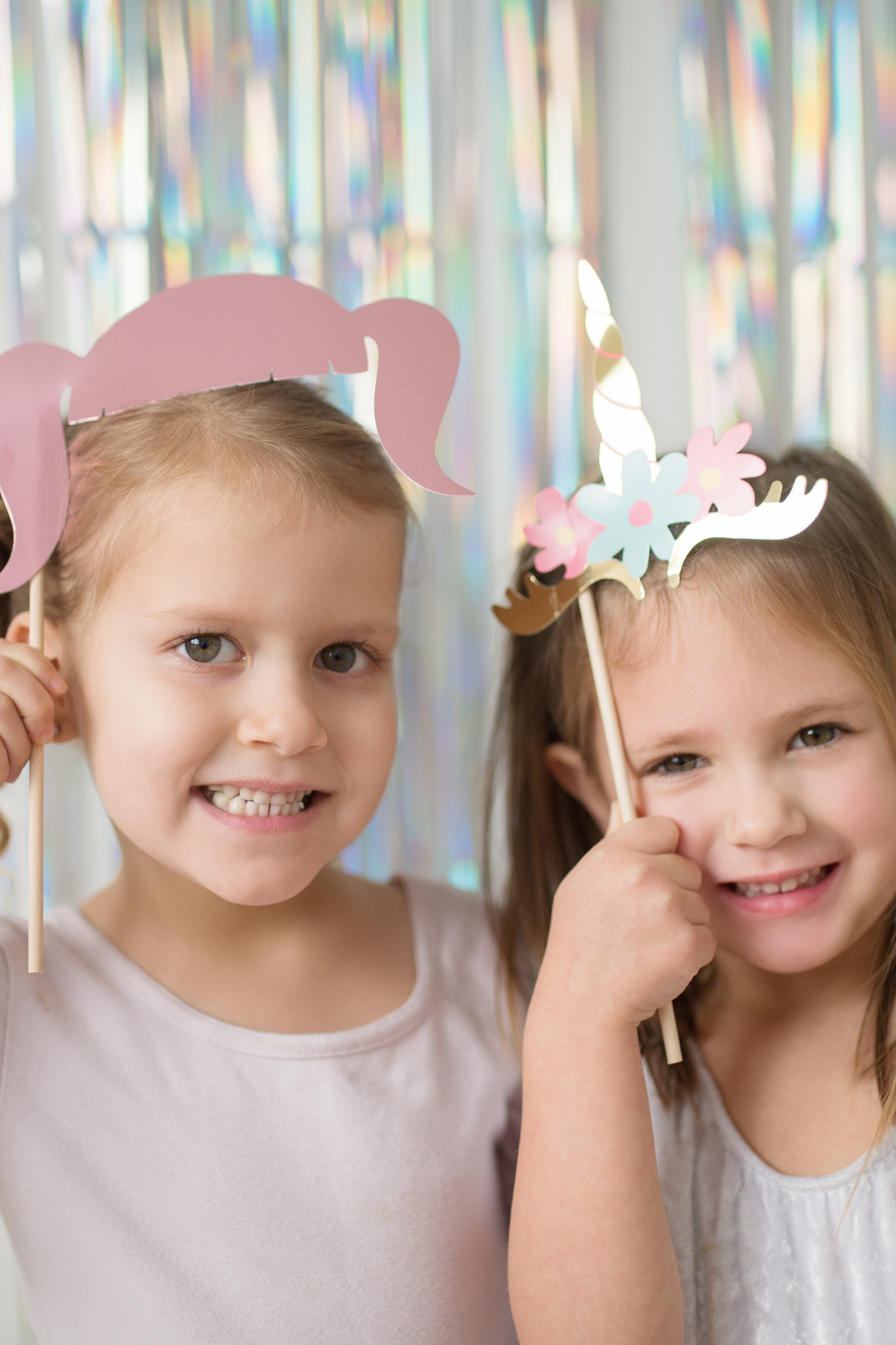 Photo Booth Prop Set - Unicorn (8 pcs)