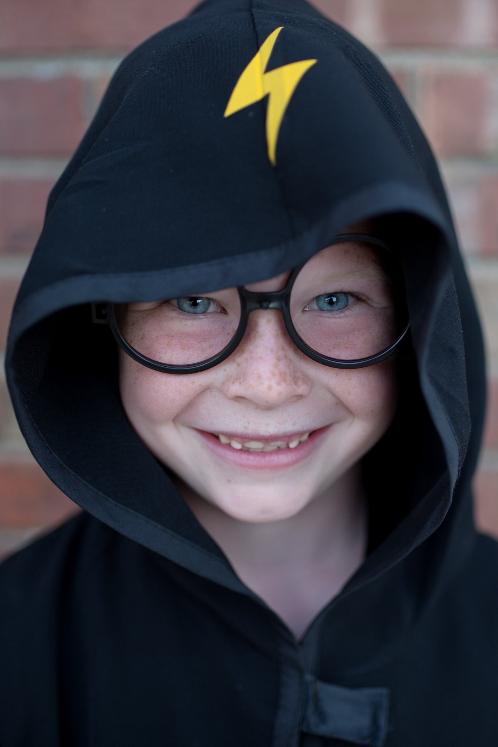 Wizard Cloak with Glasses, Black