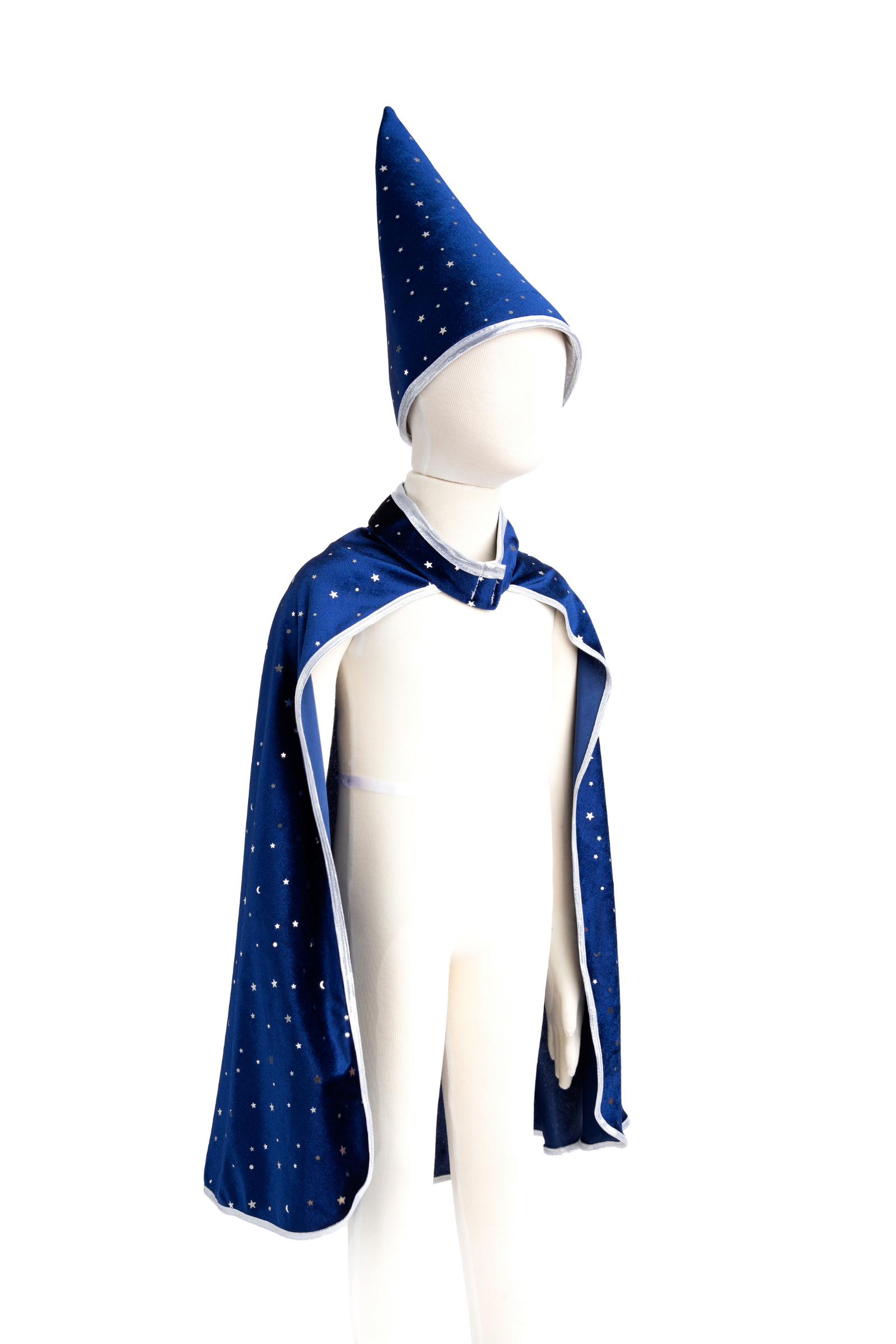 Blue Wizard Cape with Hat