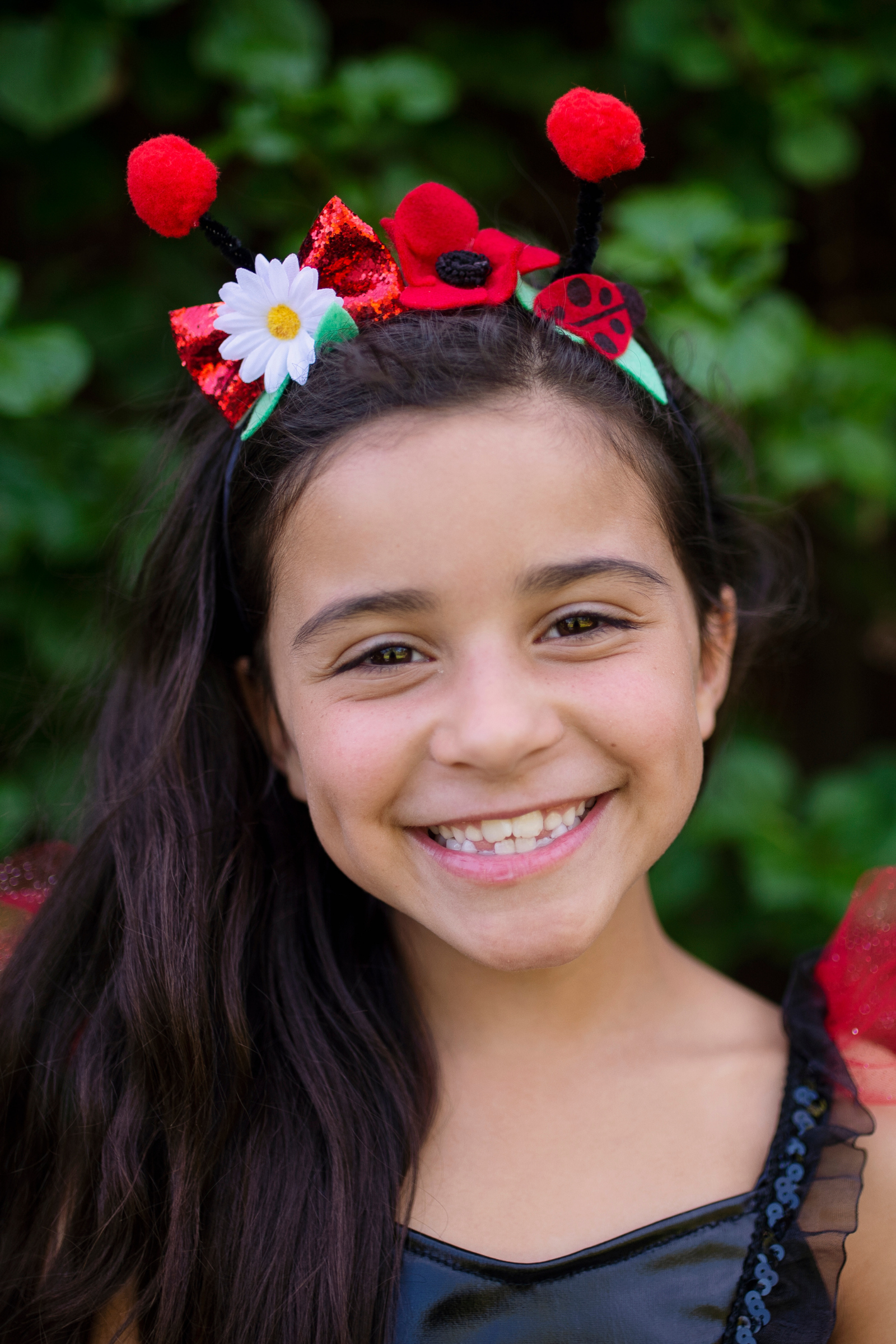 Ladybug Dress with Headband