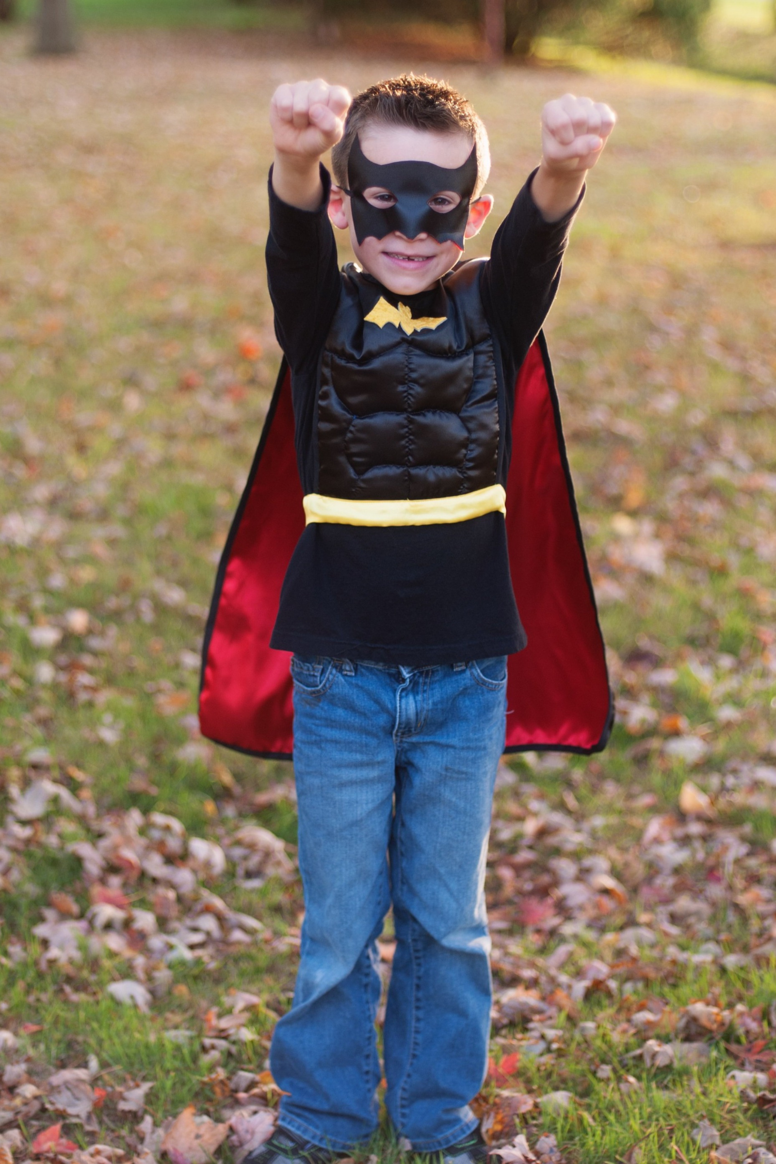 Reversible Superhero Tunic Cape with Mask