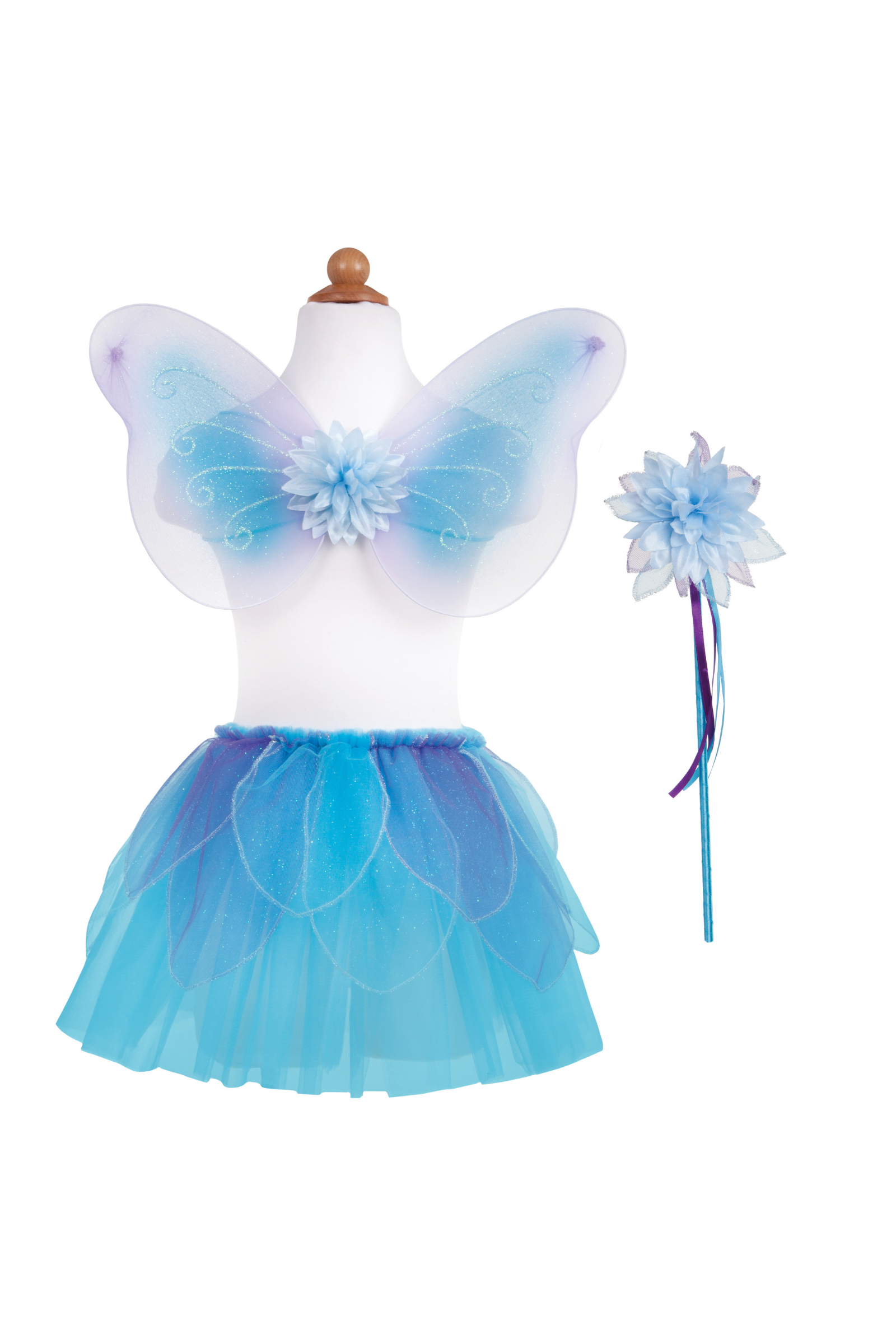 Glitter Skirt with Wings & Wand