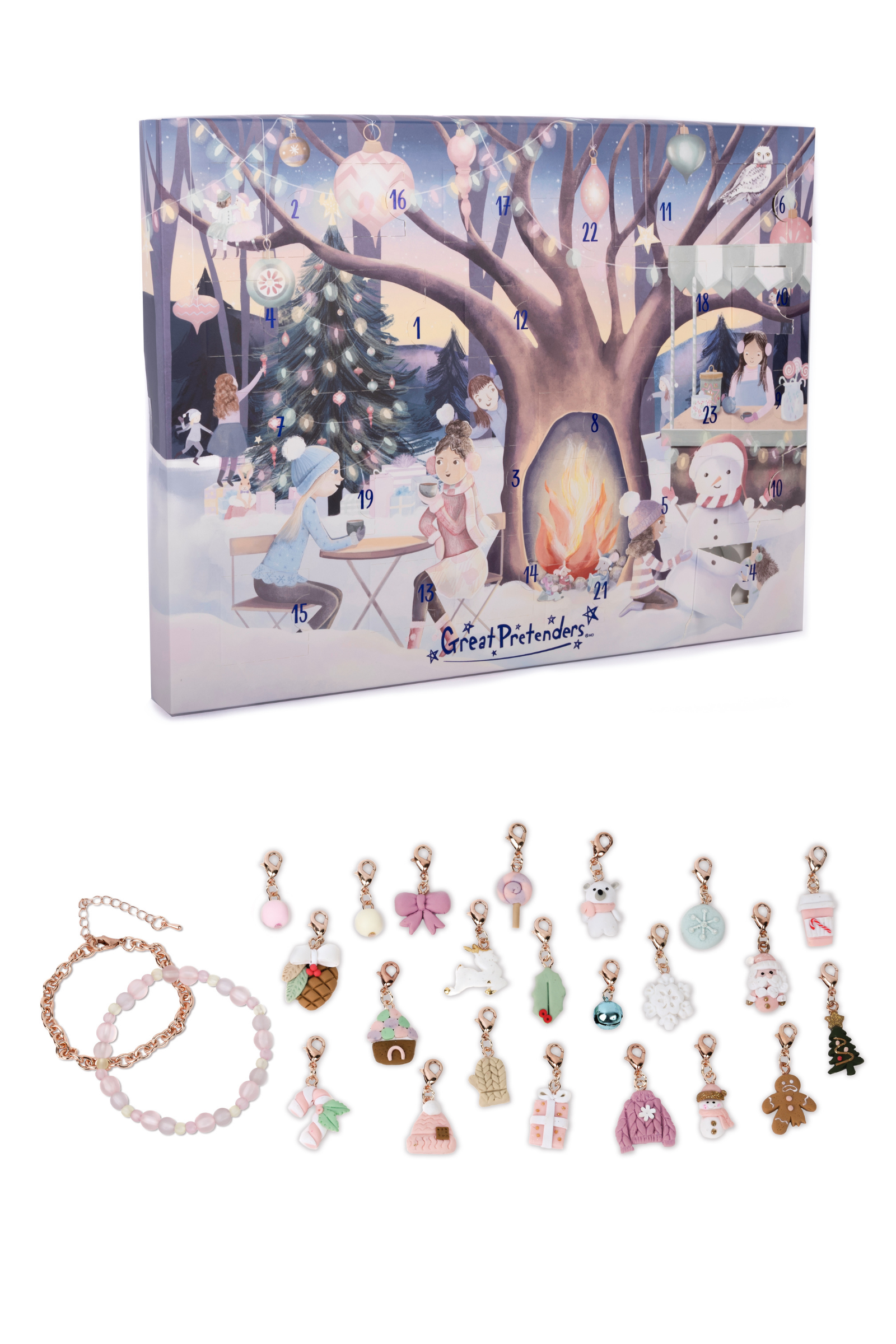 Calendrier de l'Avent - "Construis ton propre bracelet" - thème "Cozy Christmas"