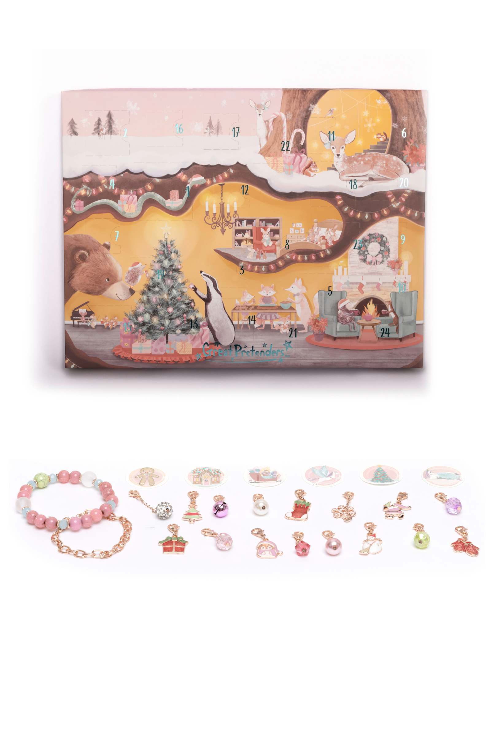 Calendrier de l'Avent - "Construis ton propre bracelet" - thème " Cherished Charms"