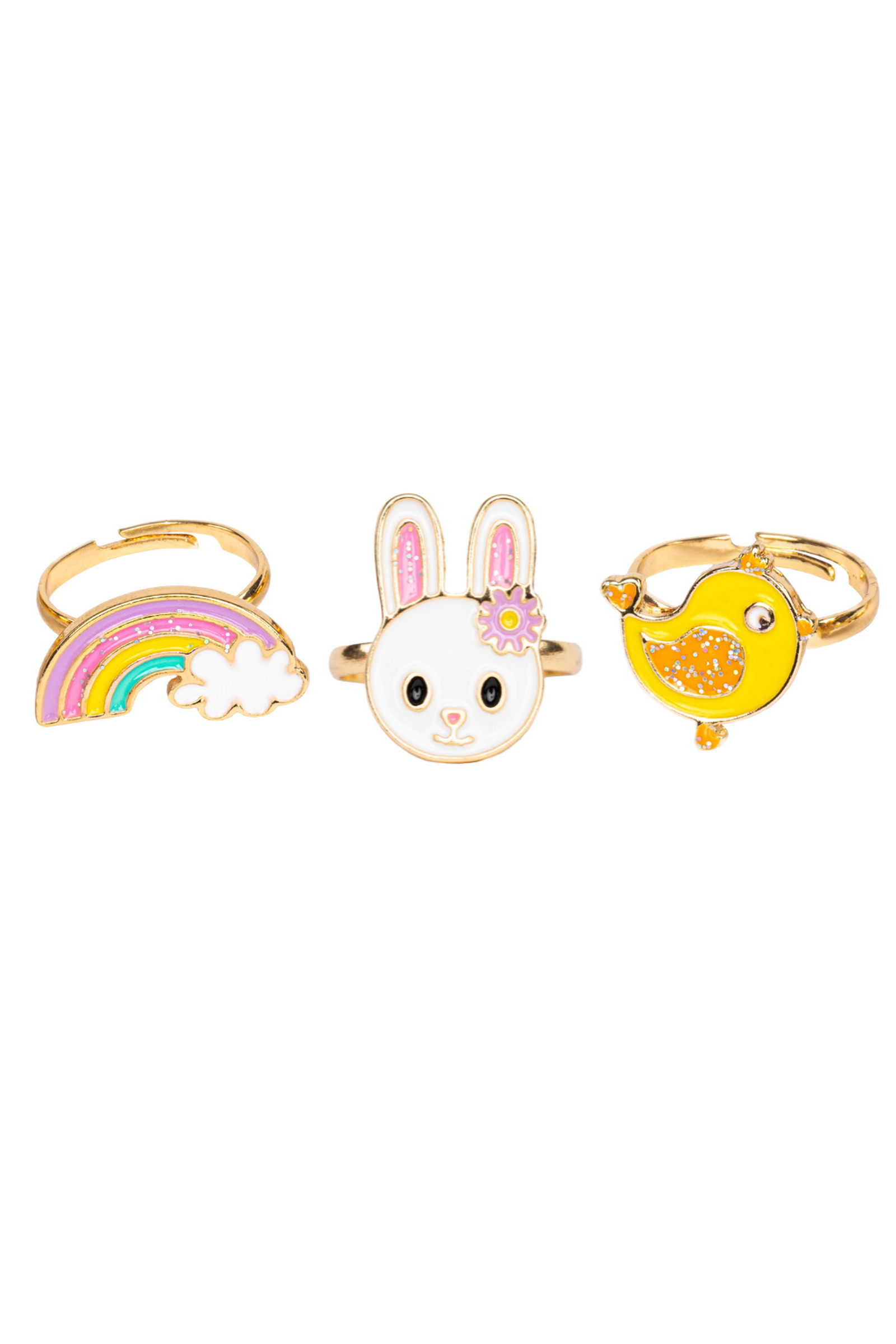 Spring Bunny Ring Set (3 pcs)