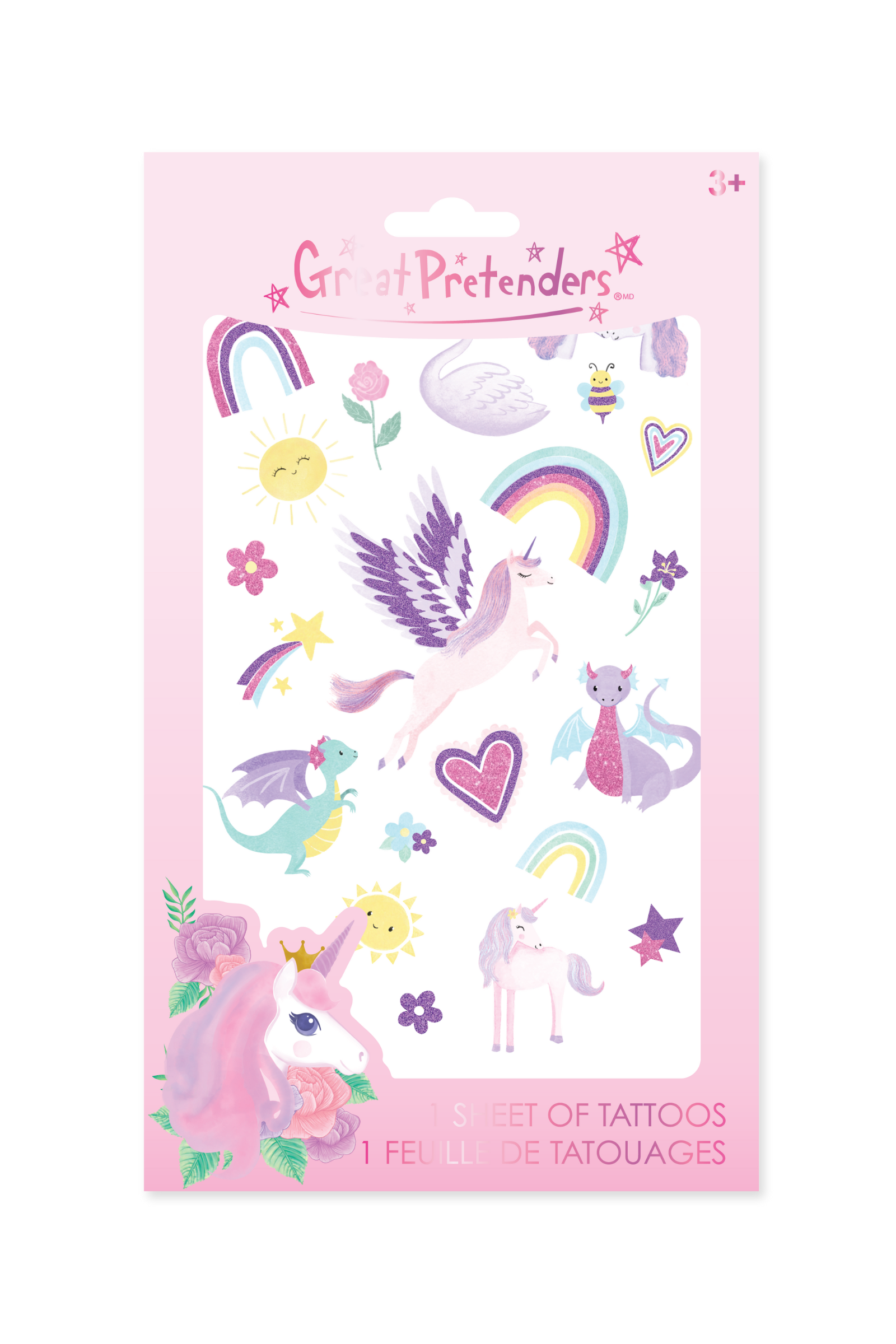 Unicorn Tattoo Sheet (21 pcs)