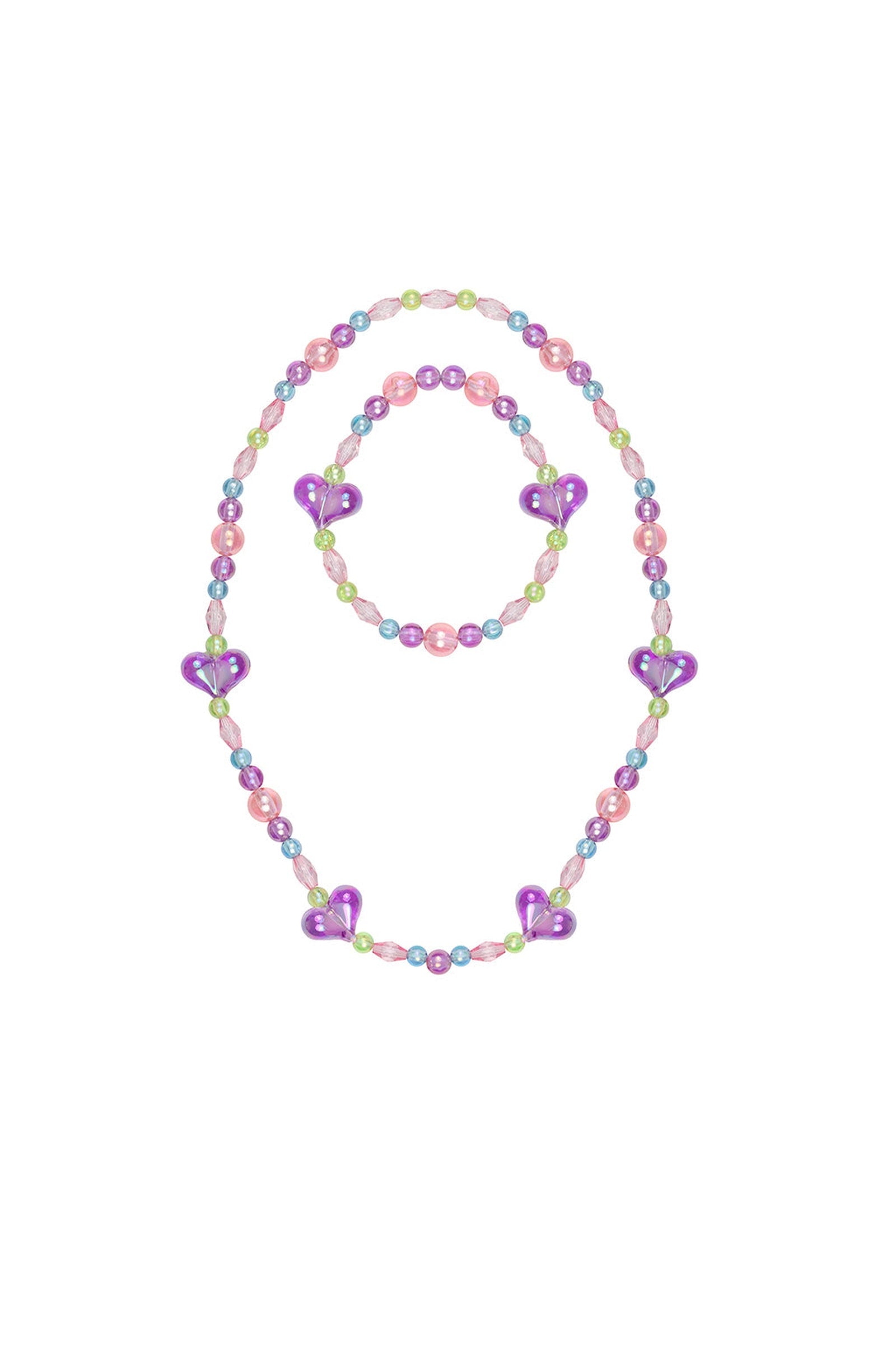 My Heart will go on Necklace & Bracelet Set (2 pcs)