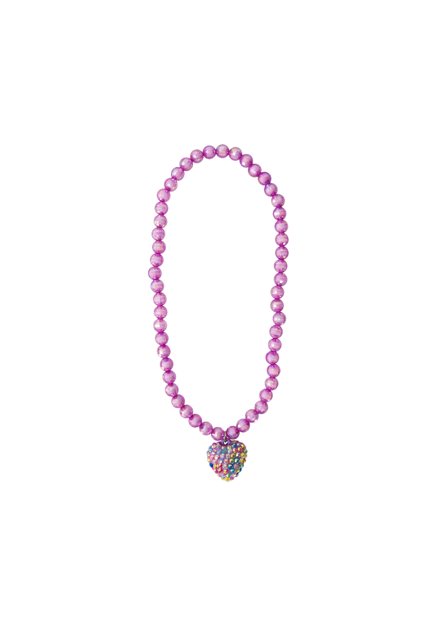 Rockin Purple Heart Necklace