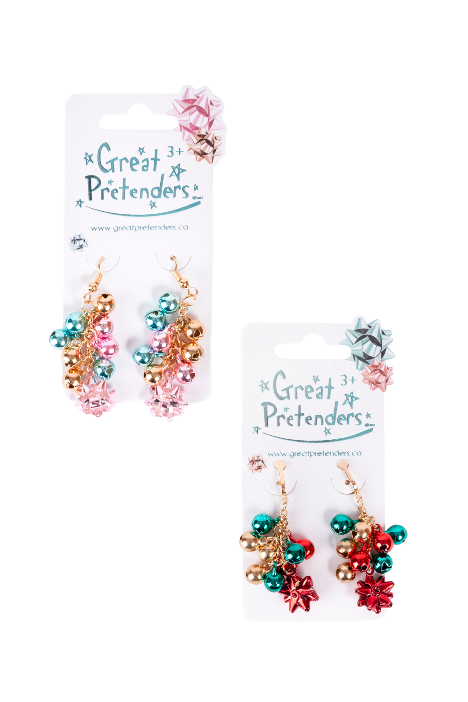 Jingle all the Way Earrings (1 pair), 2 styles assorted