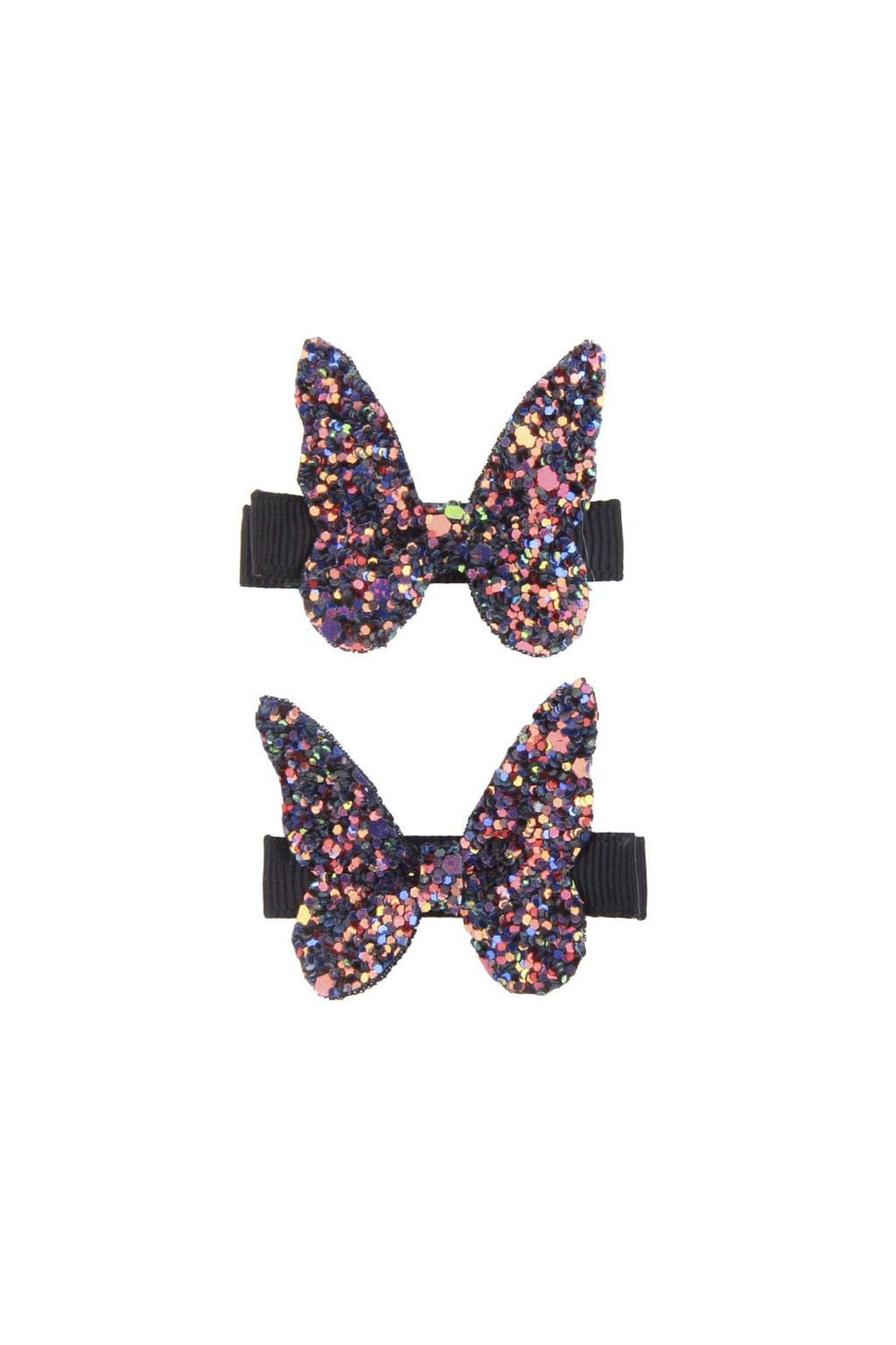 Boutique Rockstar Butterfly Hairclip Set (2 pcs), 2 styles assorted