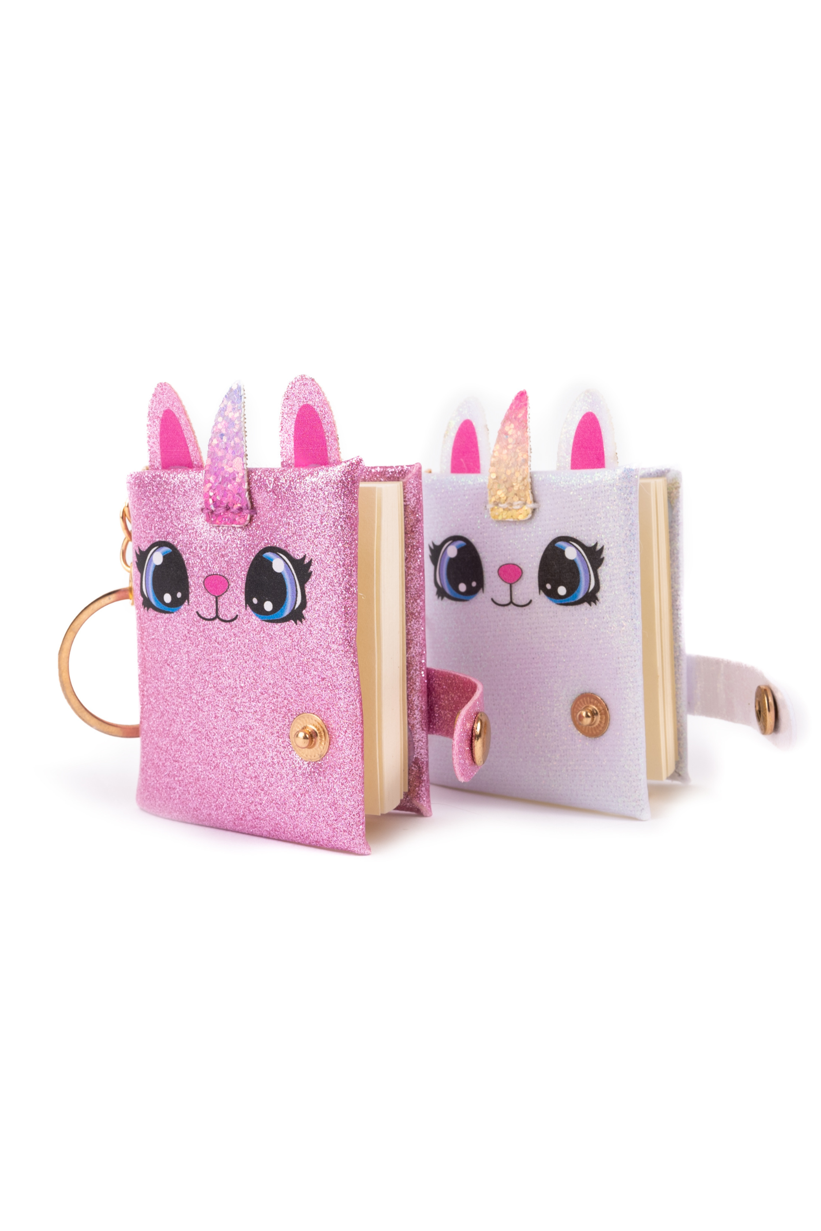 Mini Sparkly Friends Keychain Journal, Caticorn, 2 styles assorted