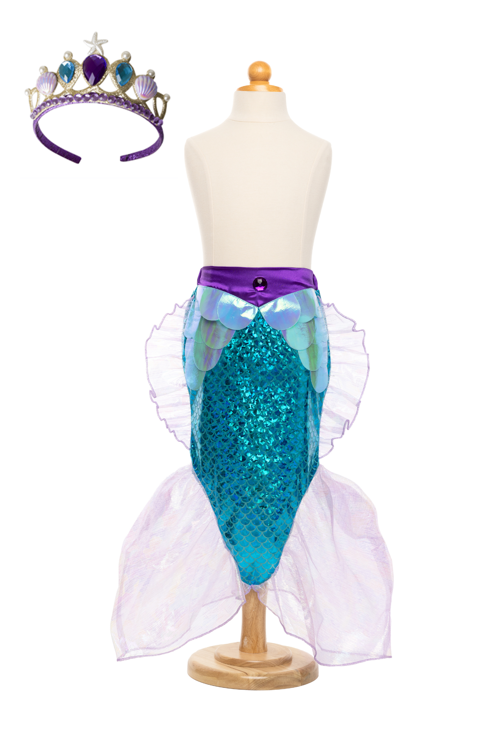 Mermaid Glimmer Skirt with Headband