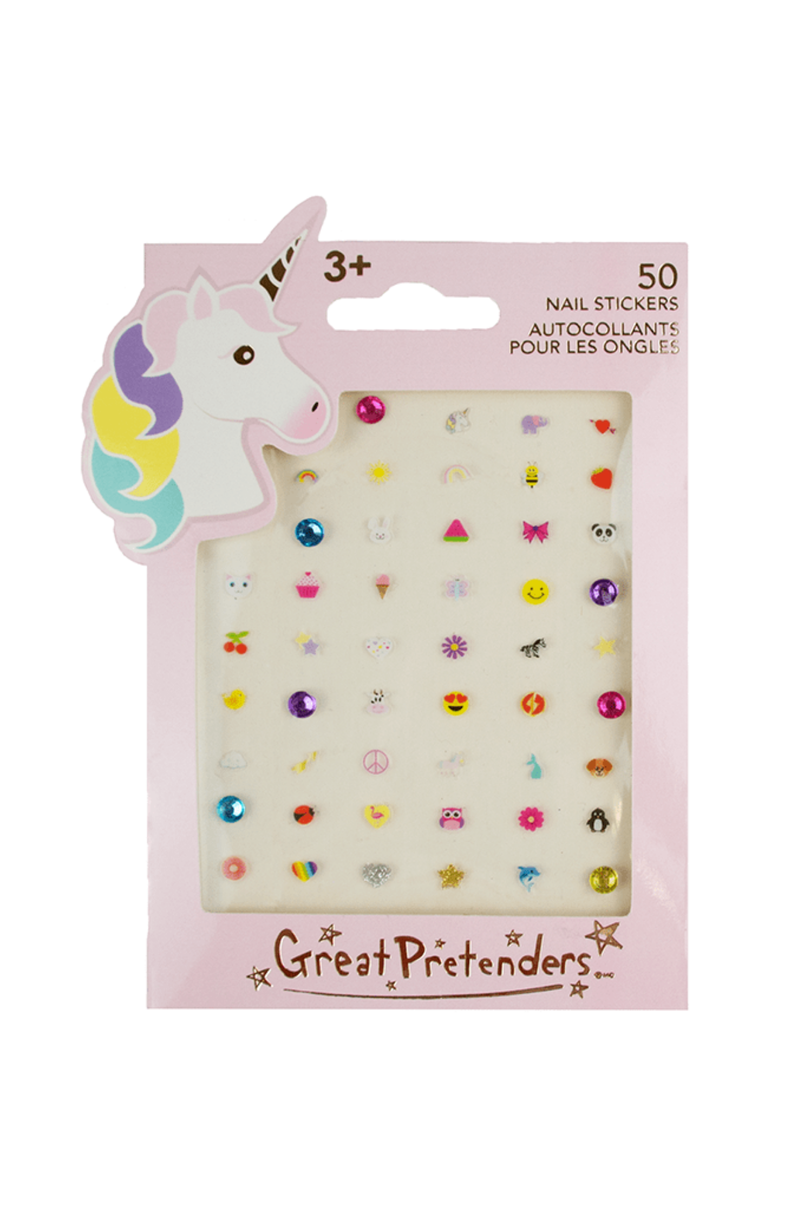 Unicorn Nail Sticker Sheet (50 pcs)