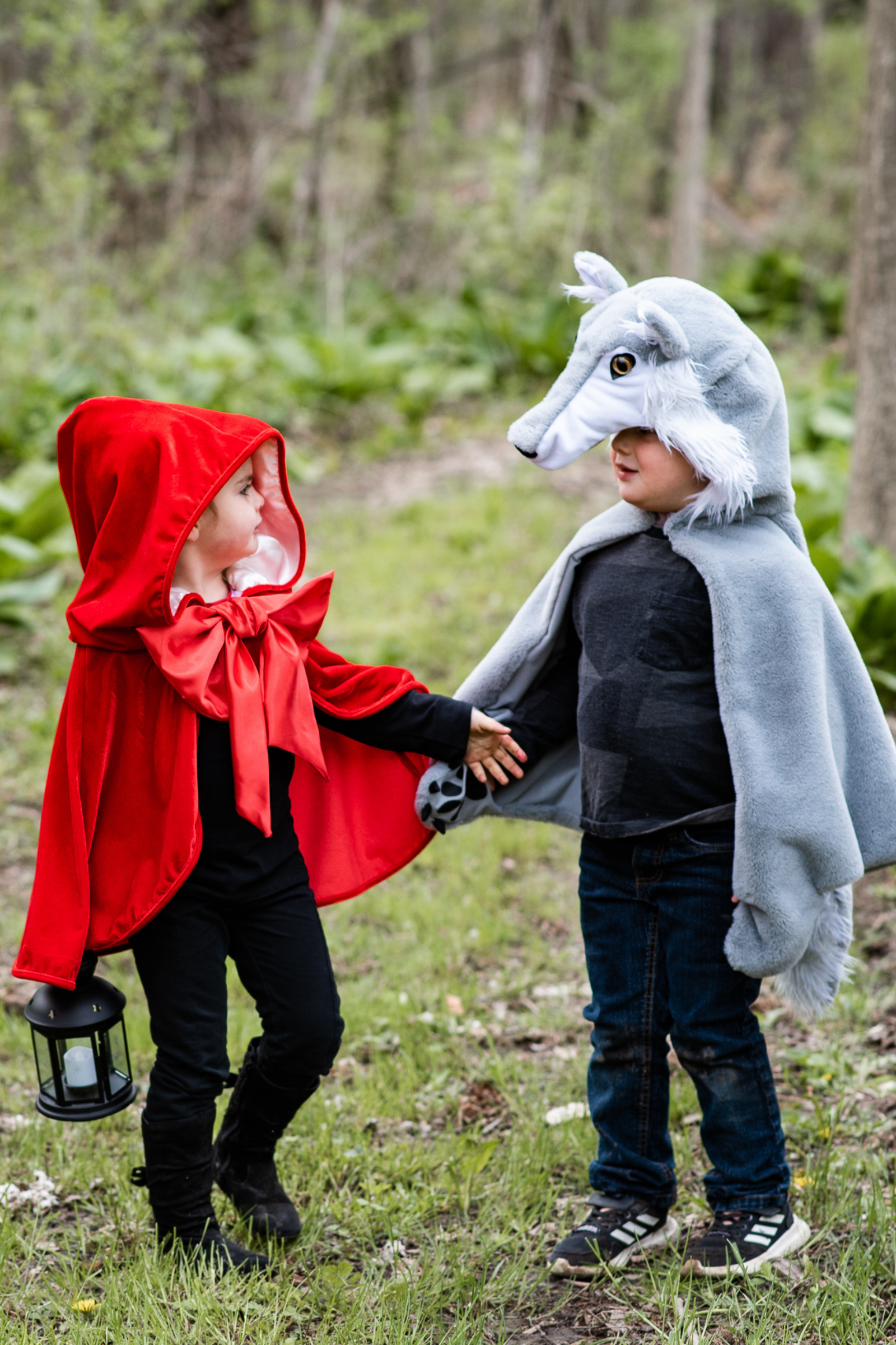 Baby/Toddler/ Woodland Wolf Cape
