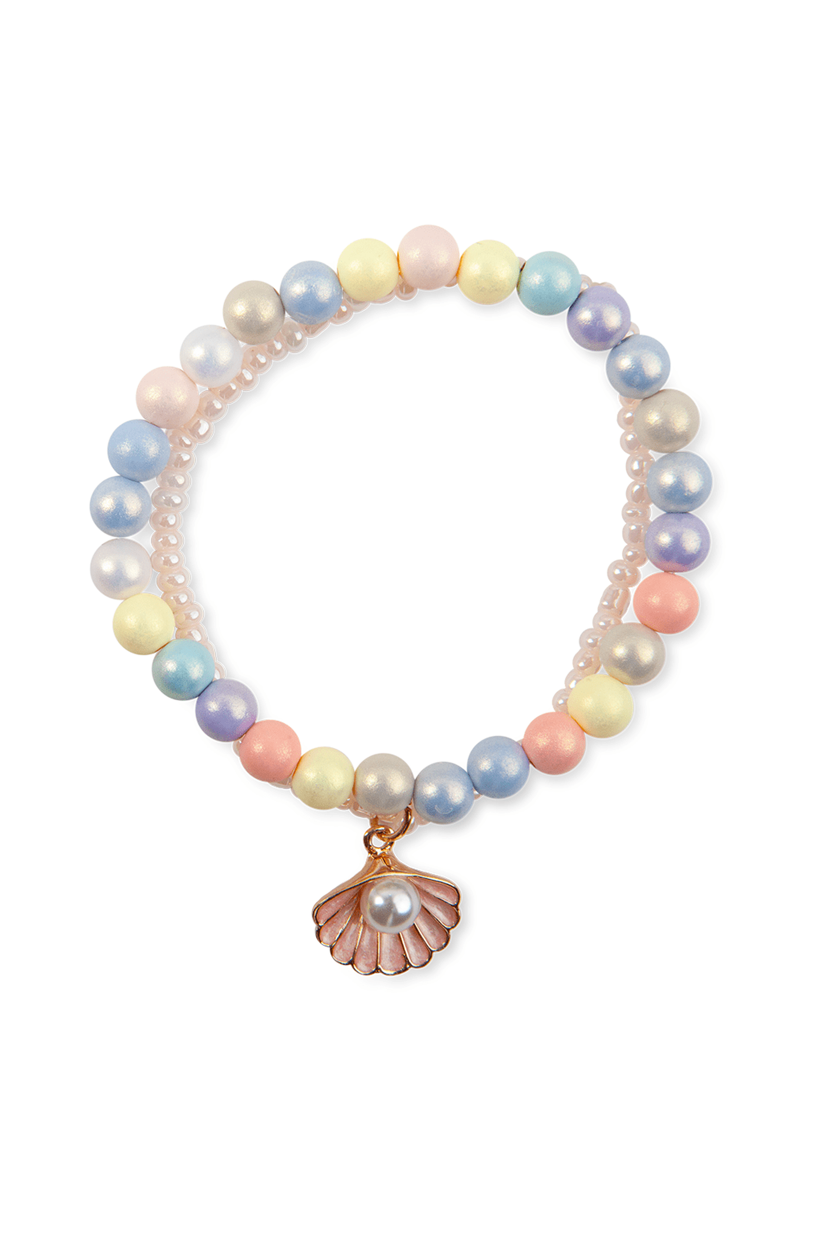 Boutique Pastel Shell Bracelet Set (2 pcs)