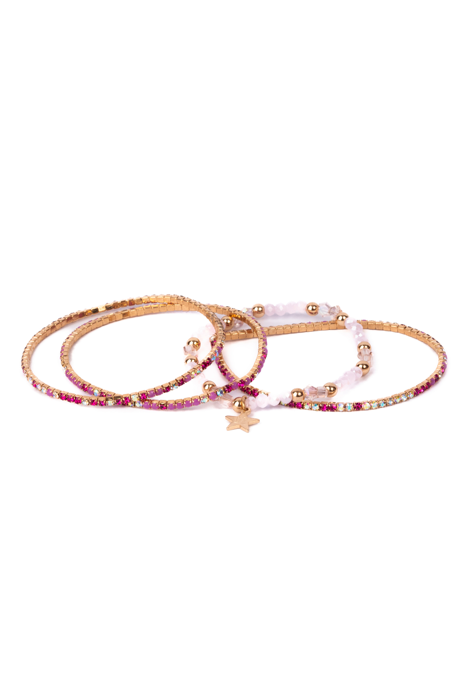 Boutique Glam Girl Bracelet Set (4 pcs)